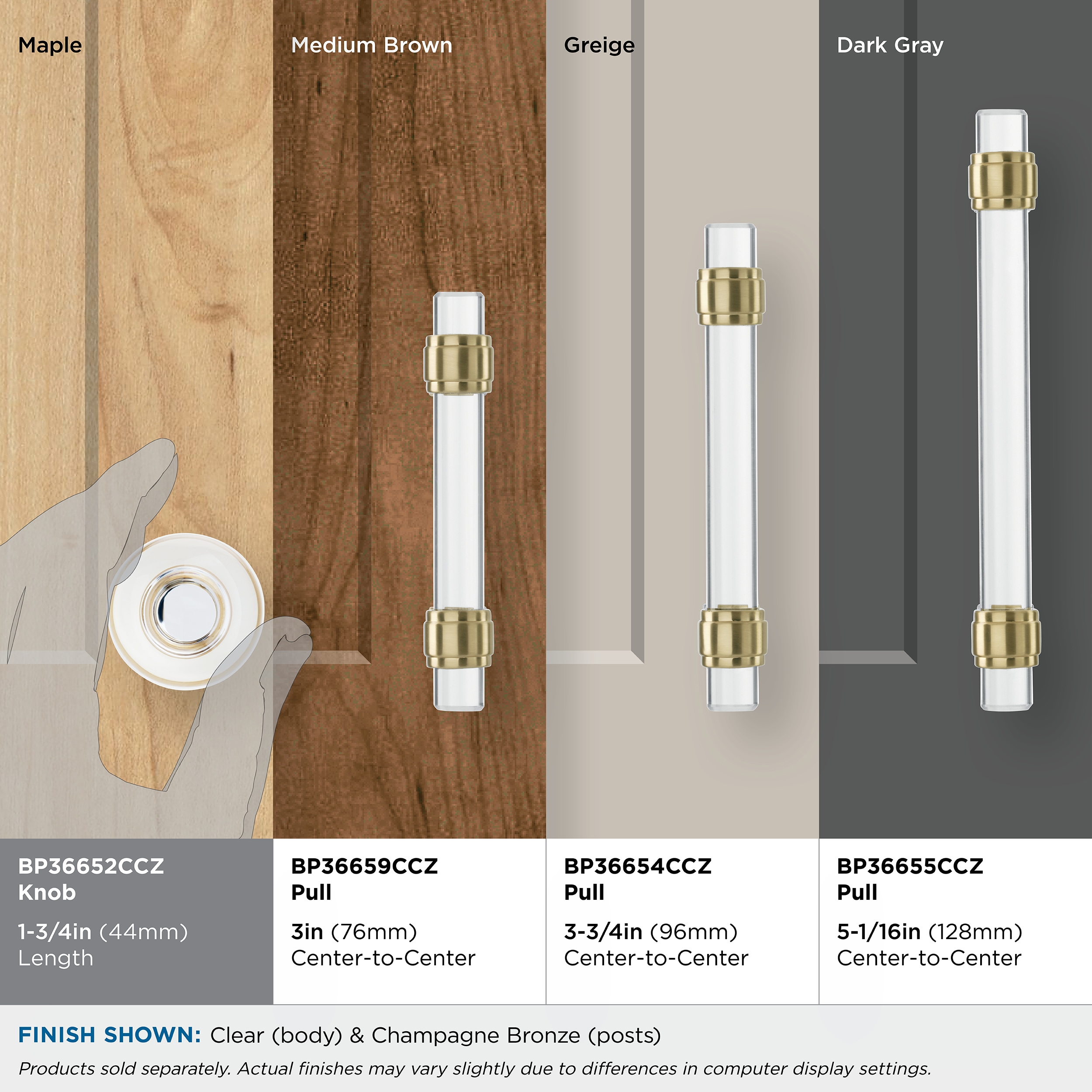 Amerock BP36652CCZ Cabinet-Knobs - View #6
