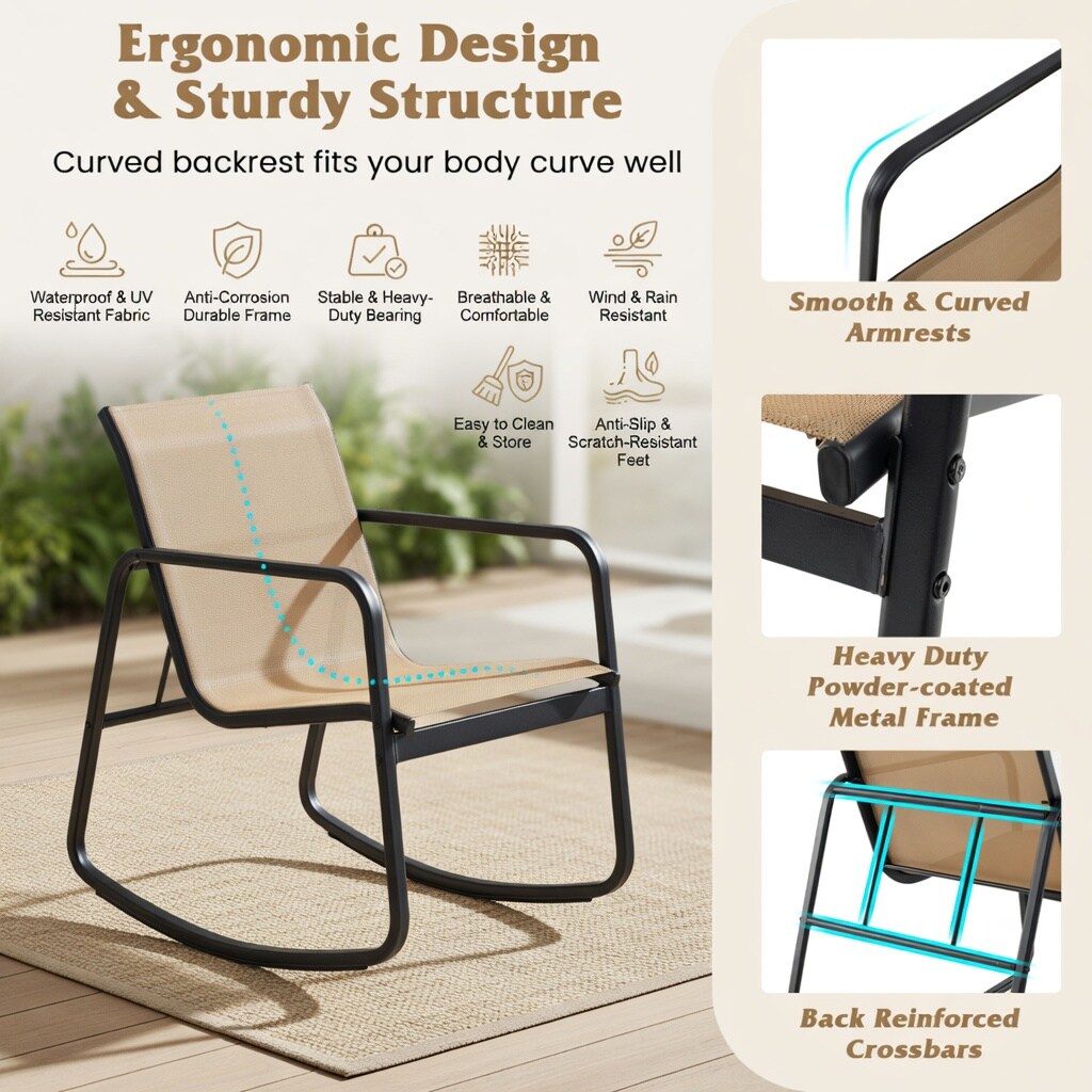 Choco Moon WYC-WQ63649-LS Patio-Conversation-Sets - View #6