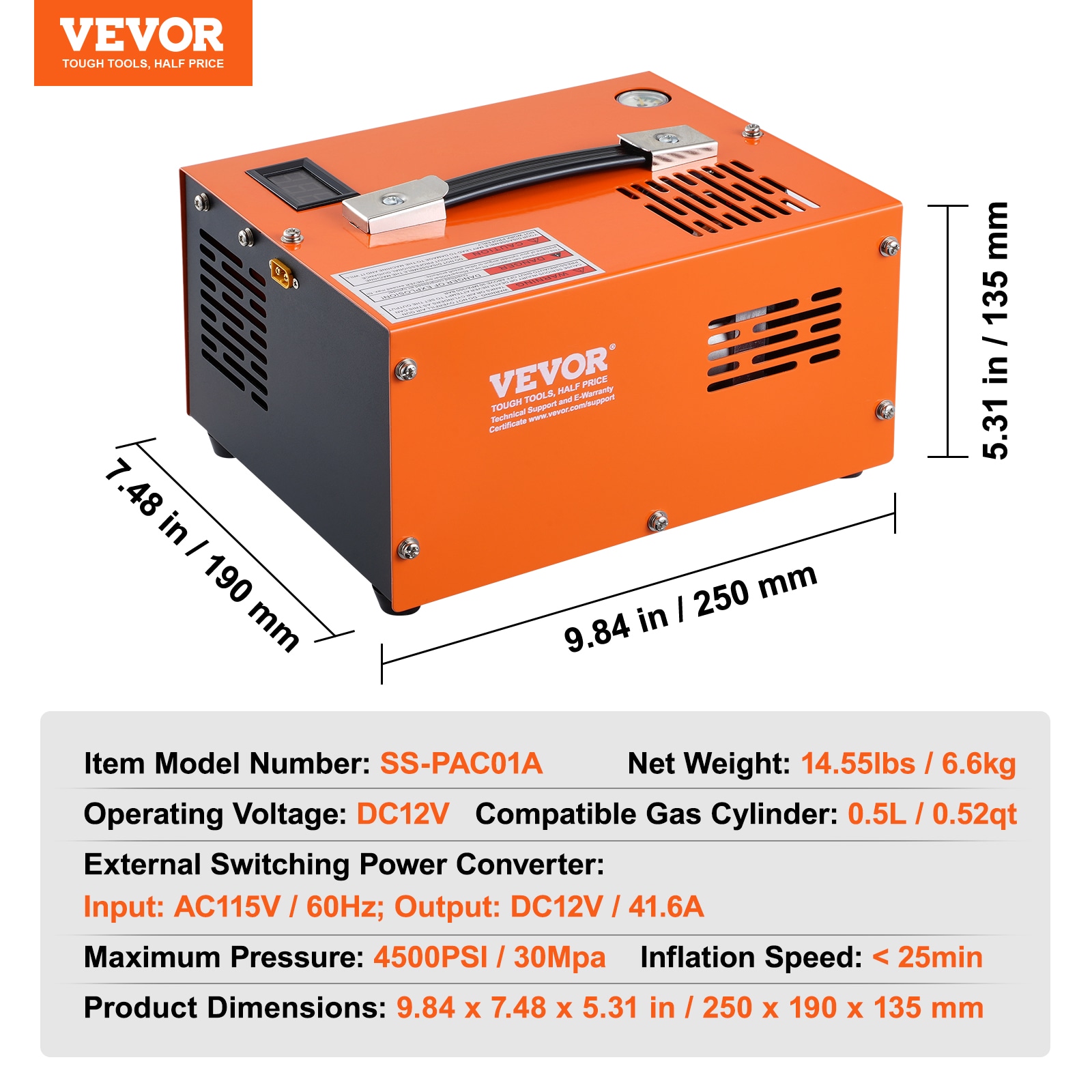VEVOR QQGYCQJ300WXK1U8BV1 c100625 - View #10