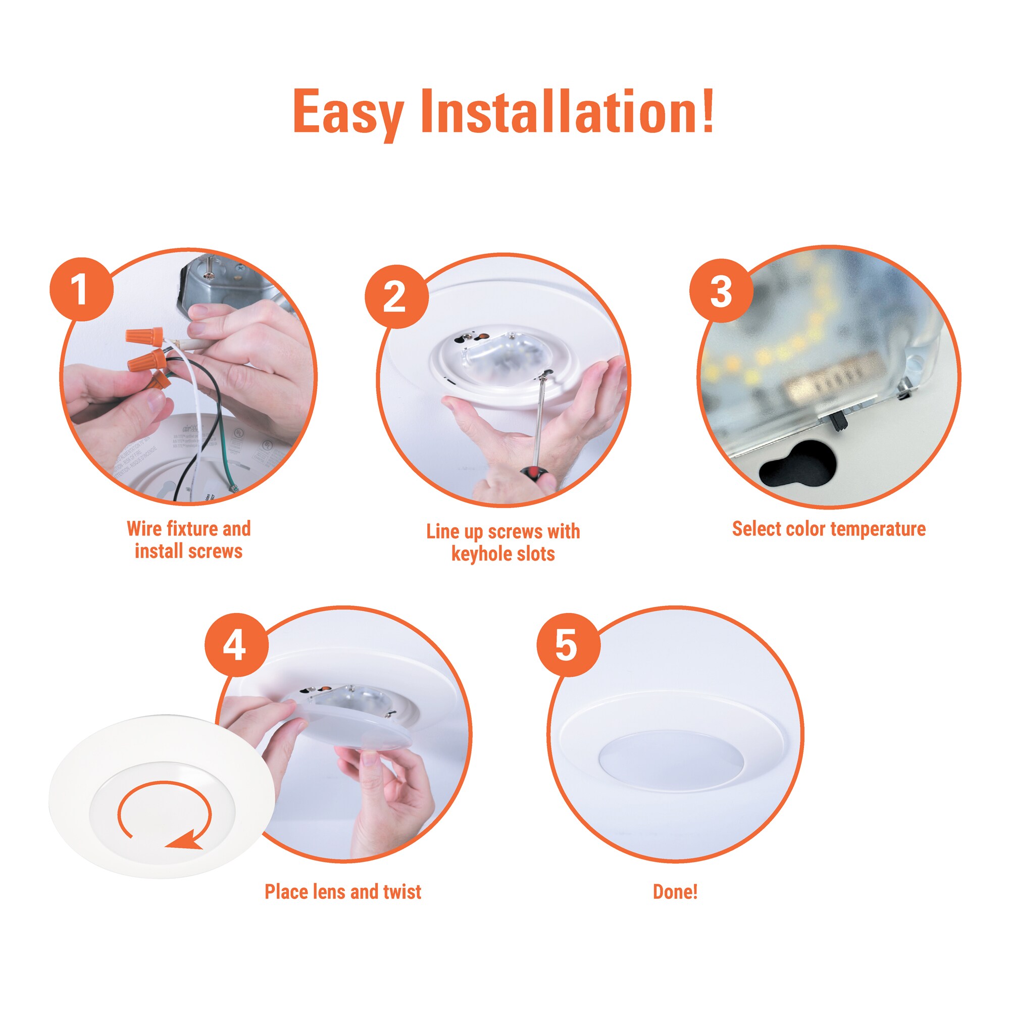 Halo HLCE6129FS-6P-CA Ceiling-Light-Mounts - View #5