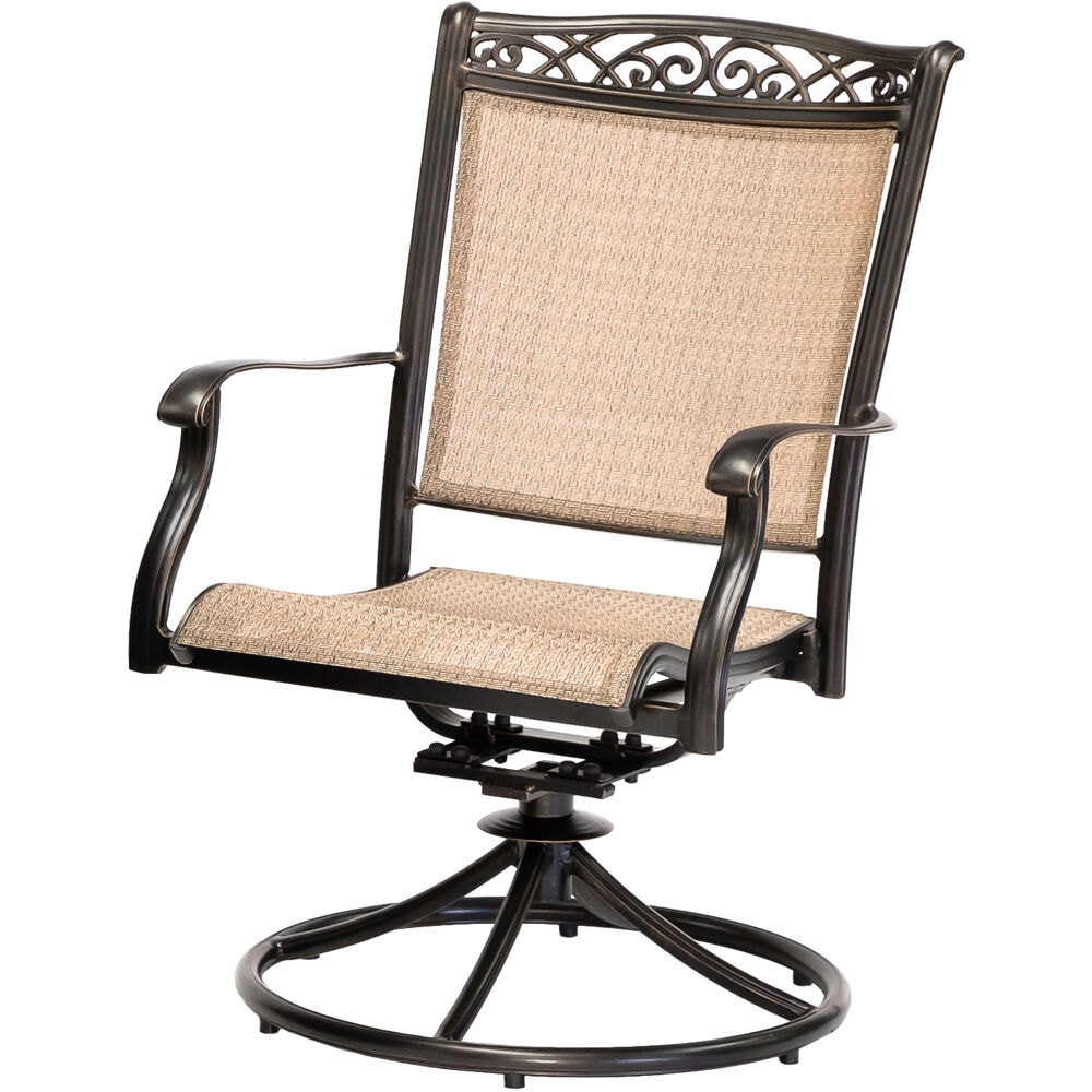 Fontana 9-Piece Bronze Aluminum Outdoor Dining Set with Cast-Top Table