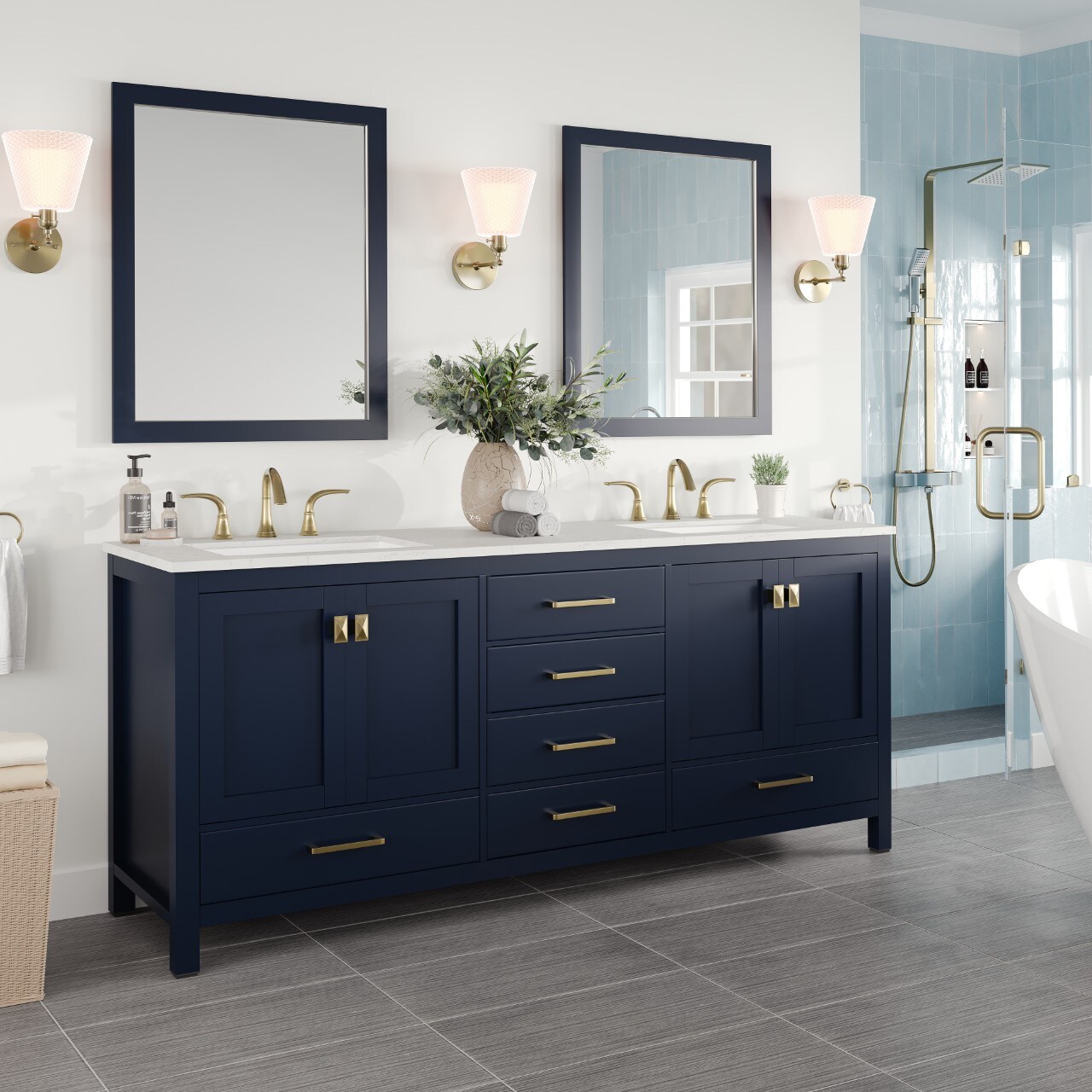 Eviva EVVN412-78BLU-Q Bath-Vanity-Combo - View #10