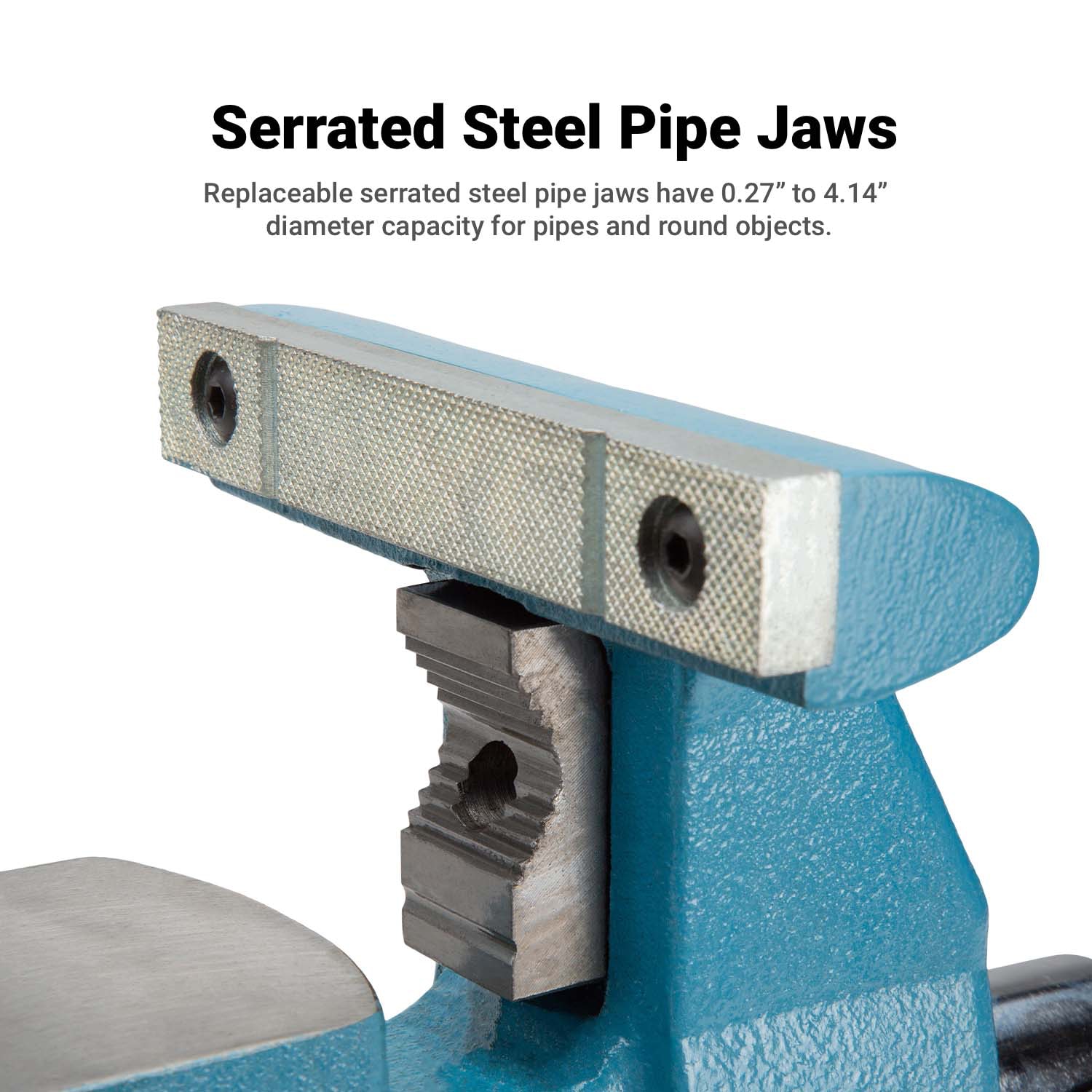 Capri Tools 6-1/2-in Cast Iron Bench Vise in the Vises department 
