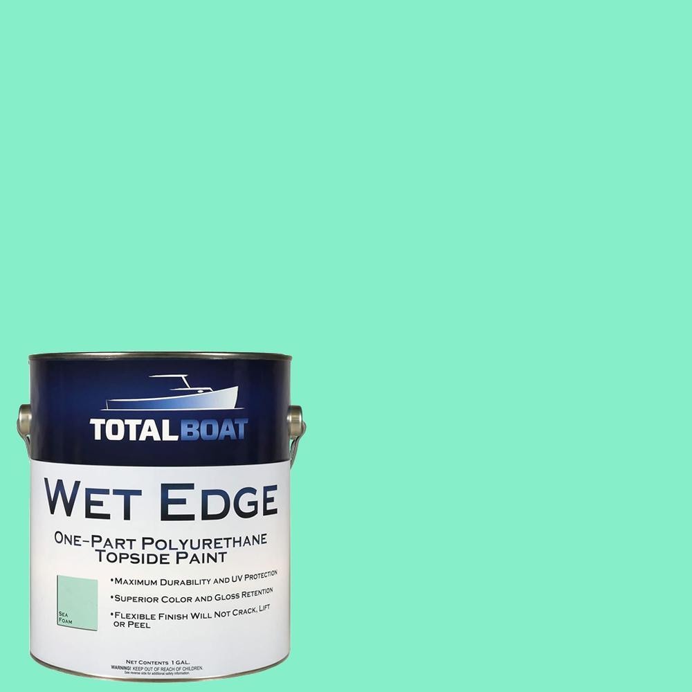 Wet Edge Topside Paint High-gloss Sea Foam Green Enamel Oil-based Marine Paint (1-Gallon) | - TotalBoat 497349