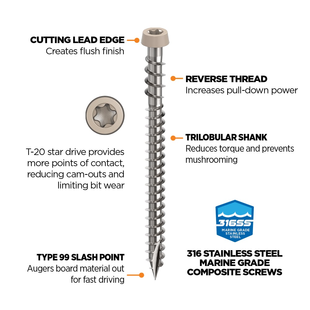 CAMO 0367158SS Deck-Screws - View #4