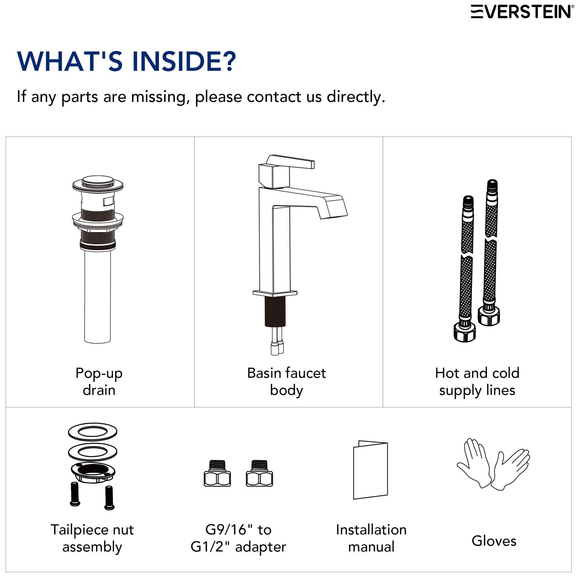 EVERSTEIN SFS-1311B-BK Lavatory-Faucets - View #12
