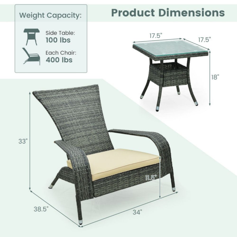 LIVIZA OUS71539BN Patio-Conversation-Sets - View #5