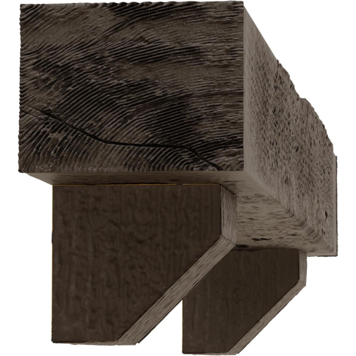 Ekena Millwork MANURS04X06X48ASHD Mantel-Shelves - View #4
