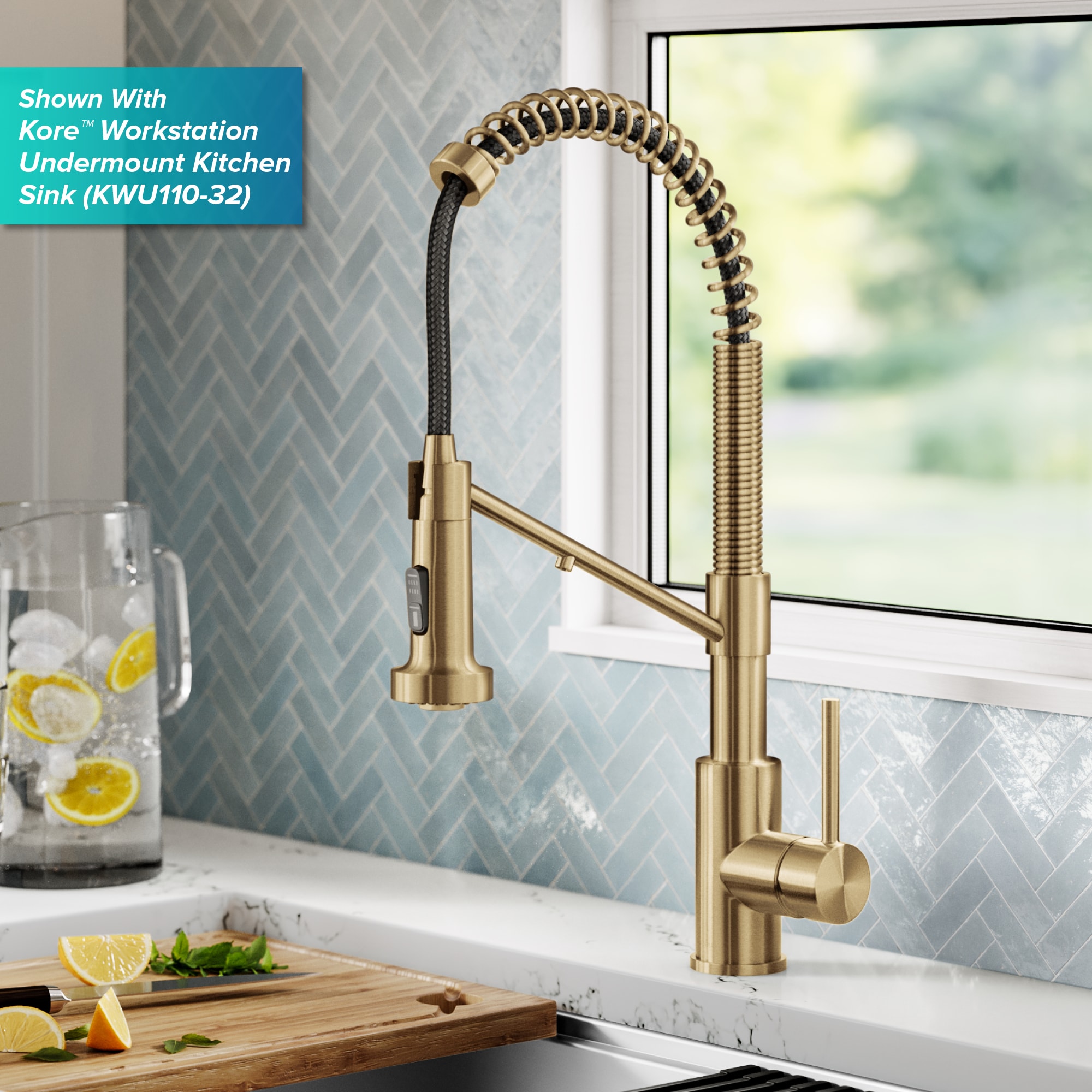 Kraus KFF-1610BB Kitchen-Faucets - View #3