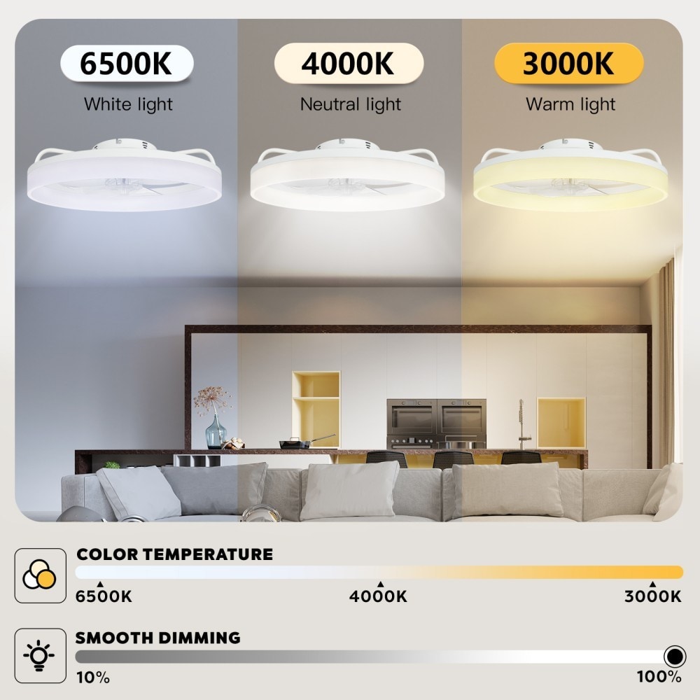 Ltemziiy A01-001F-WH Ceiling-Fans - View #4