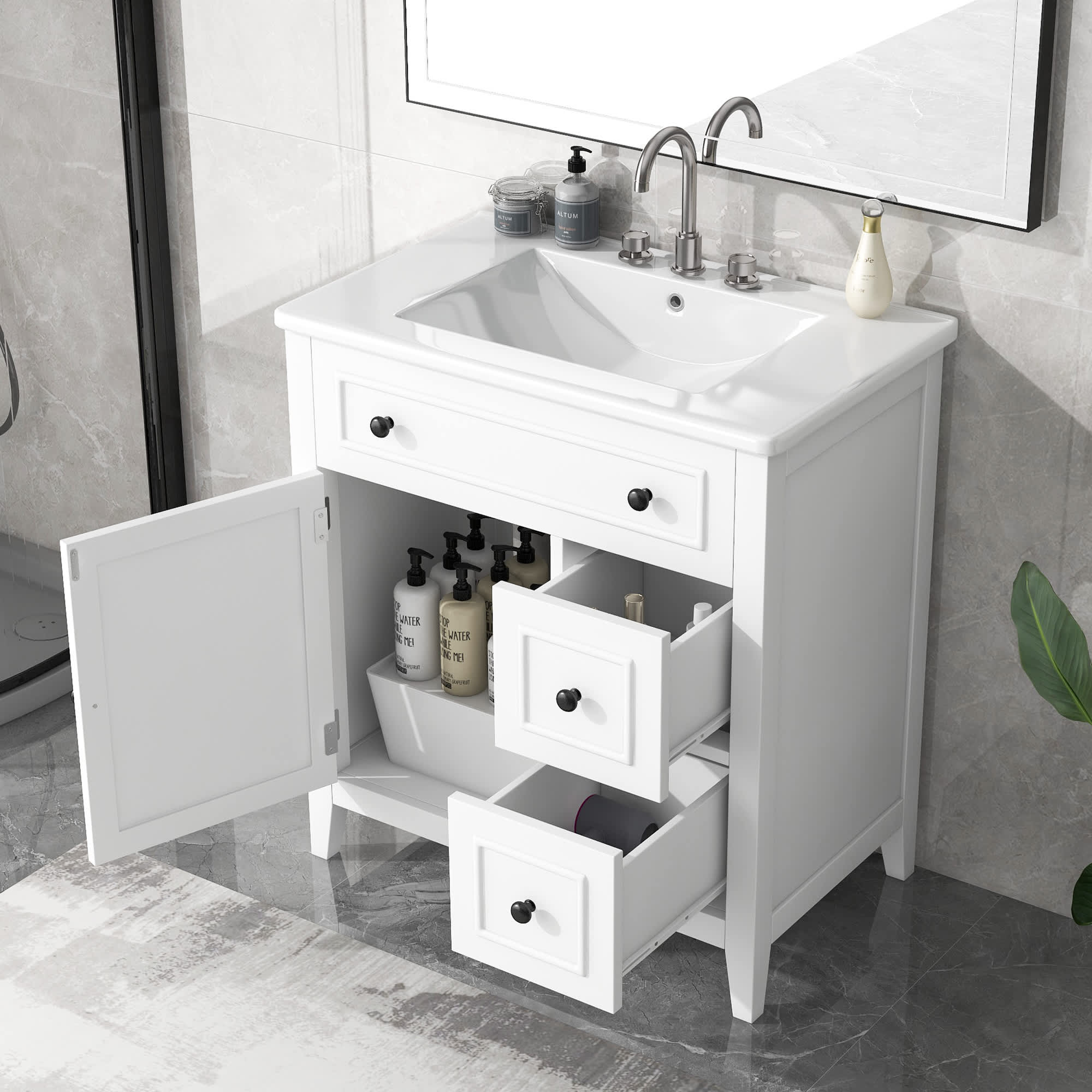 Vynxaria LEXY1196-DJYS-SZT011 Bath-Vanity-Combo - View #4