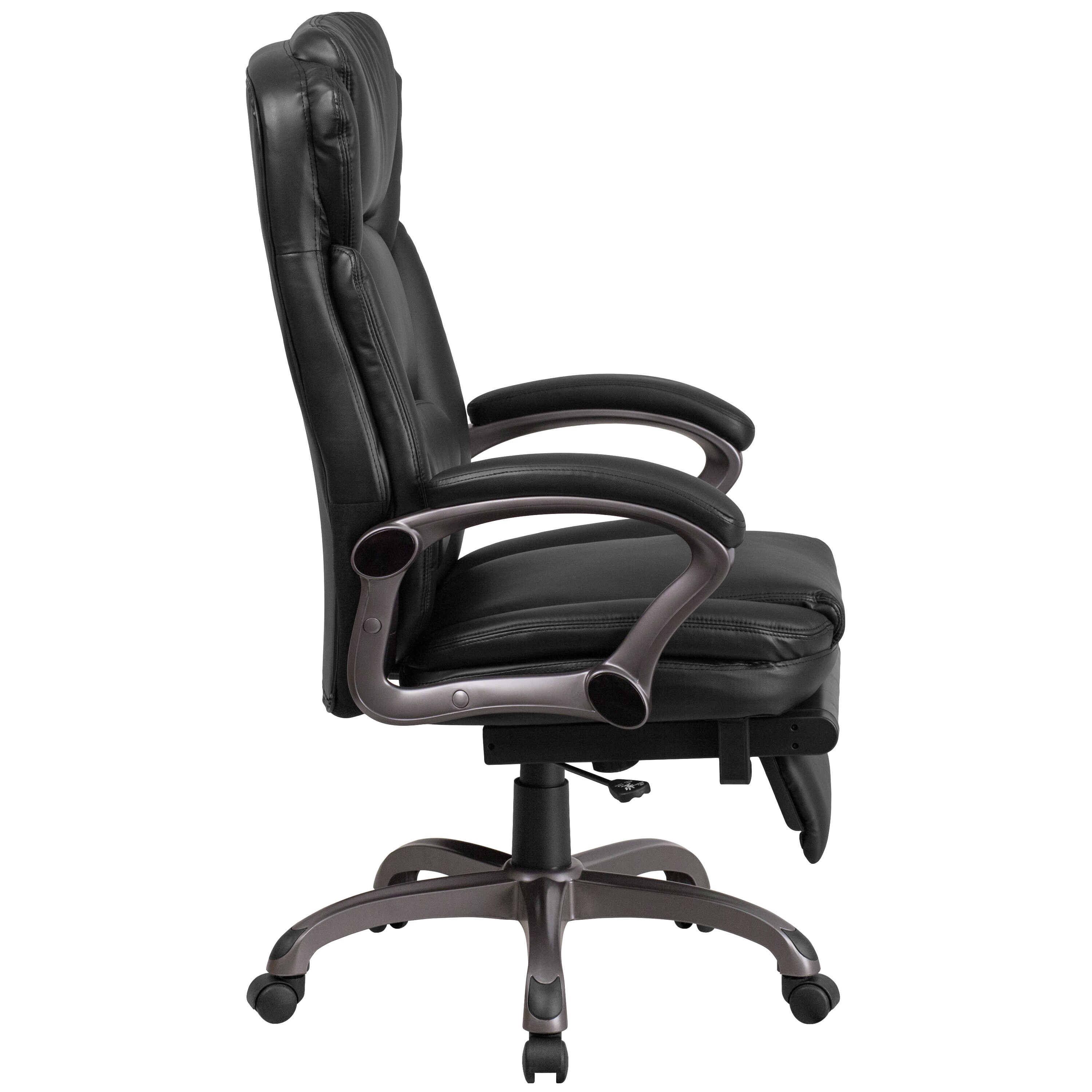 Executive High-Back Black LeatherSoft Swivel Office Chair
