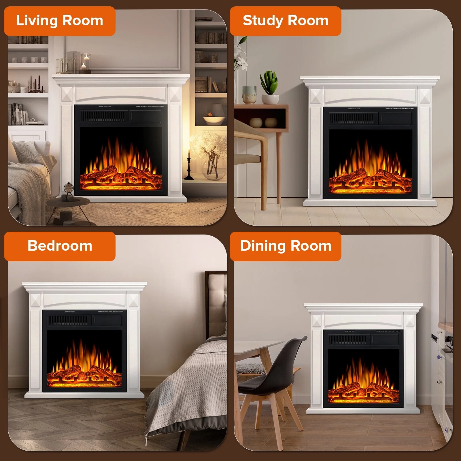 Antarctic Star LSAS-1806W Electric-Fireplaces - View #4