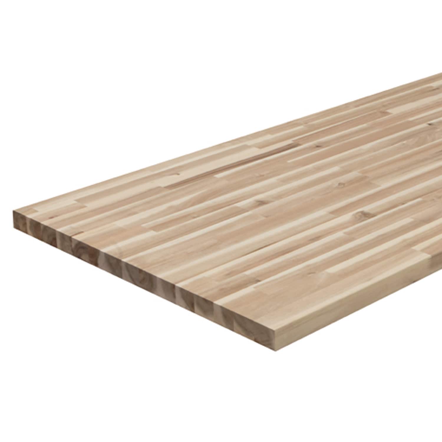 allen + roth Unfinished 10-ft x 25-in x 1.5-in Finger-Jointed