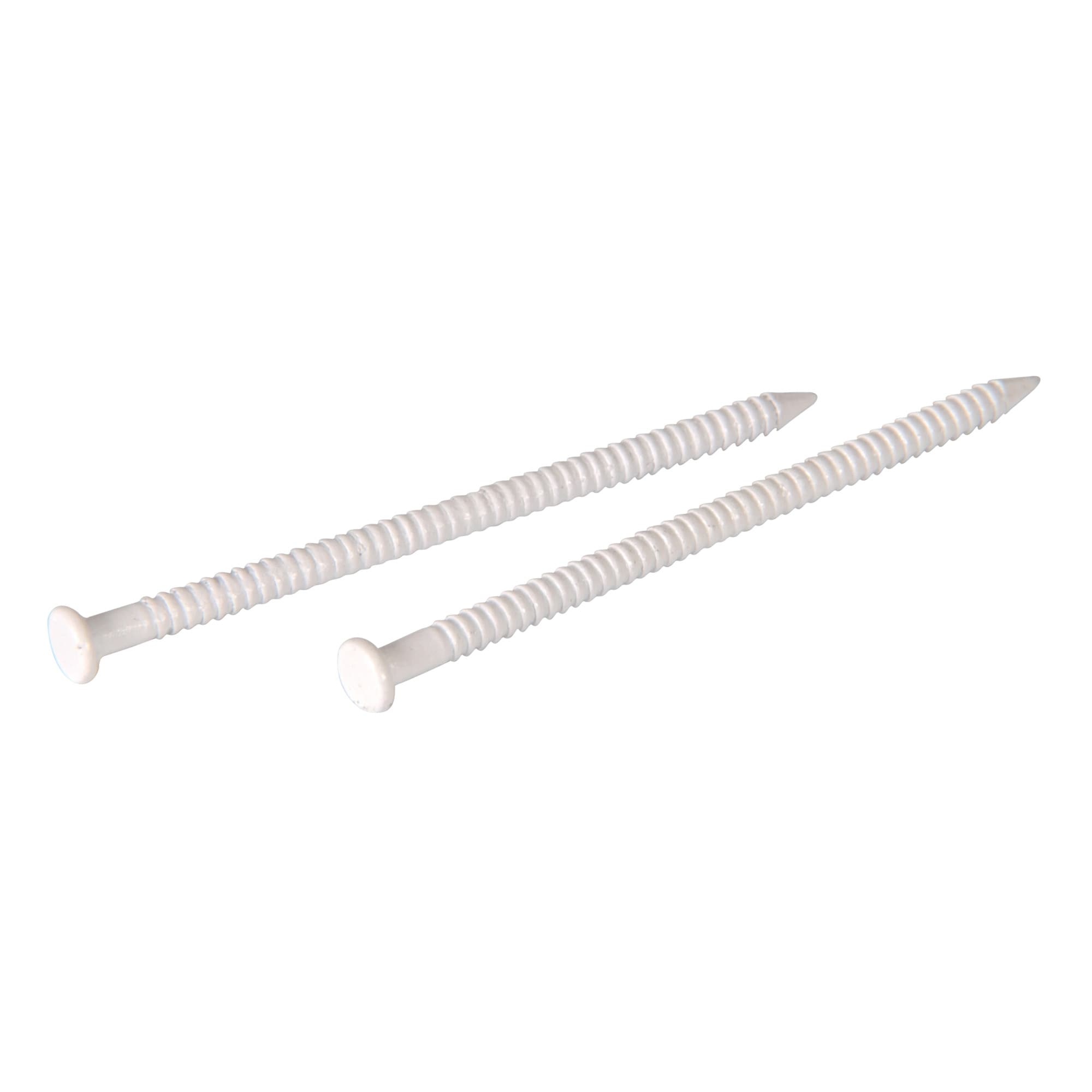 Hillman 41806 1-in 16 -Gauge White Panel board nails 6 -Per Box - Thumbnail