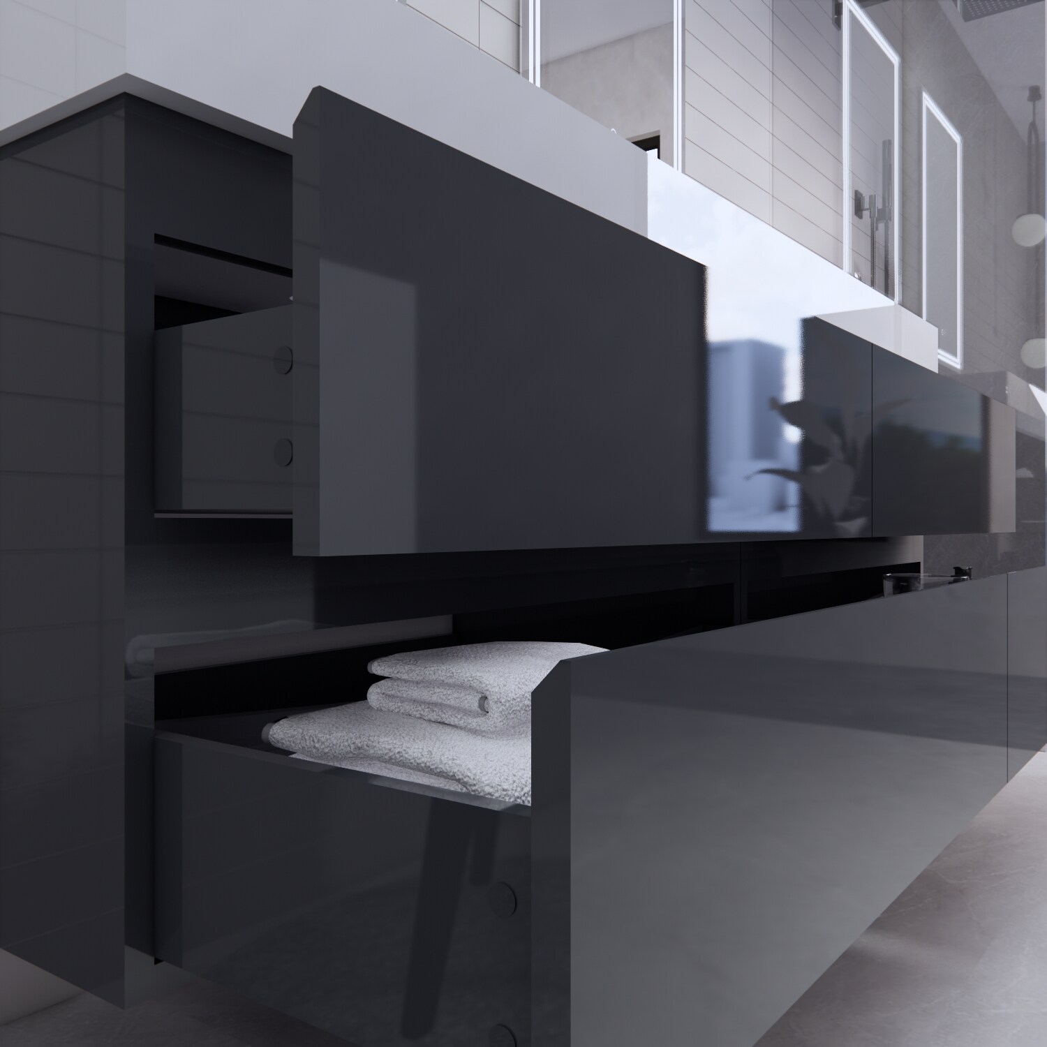 BV Better Vanity BTB-72D-GR Bath-Vanity-Combo - View #7