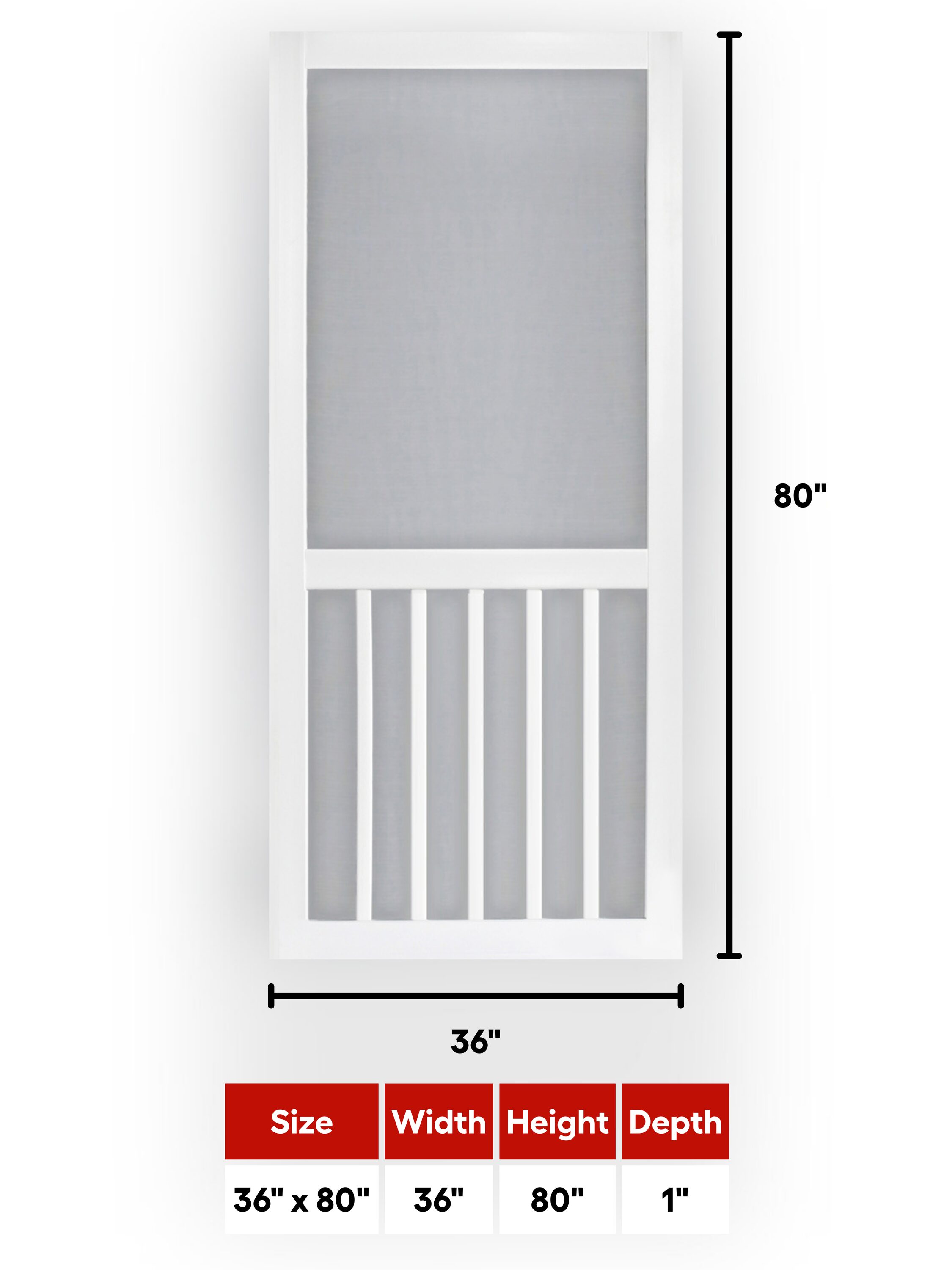 Screen Tight 5BAR36H Screen-Doors - View #11