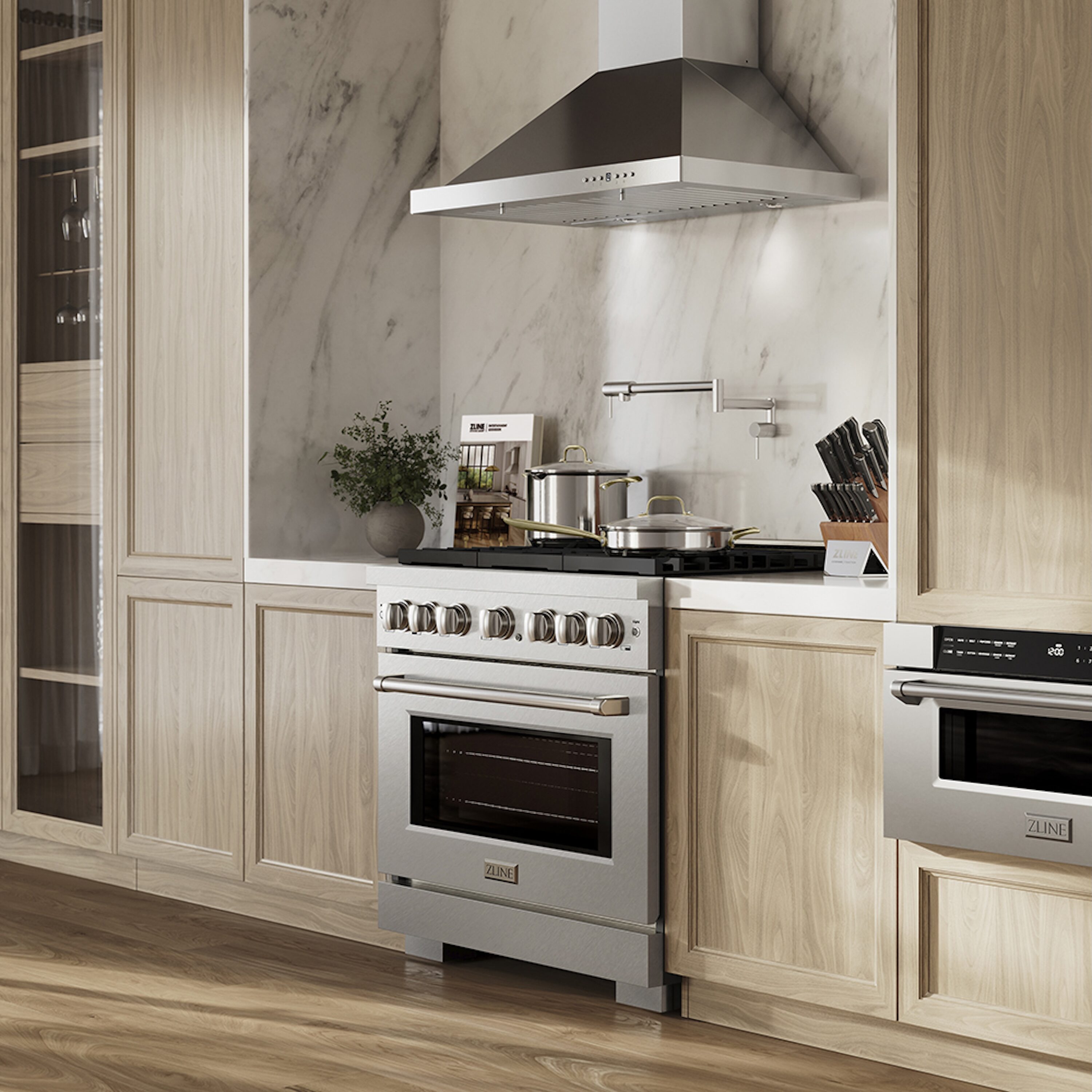 ZLINE KITCHEN & BATH PSDRS-36 Dual-Fuel-Ranges - View #8