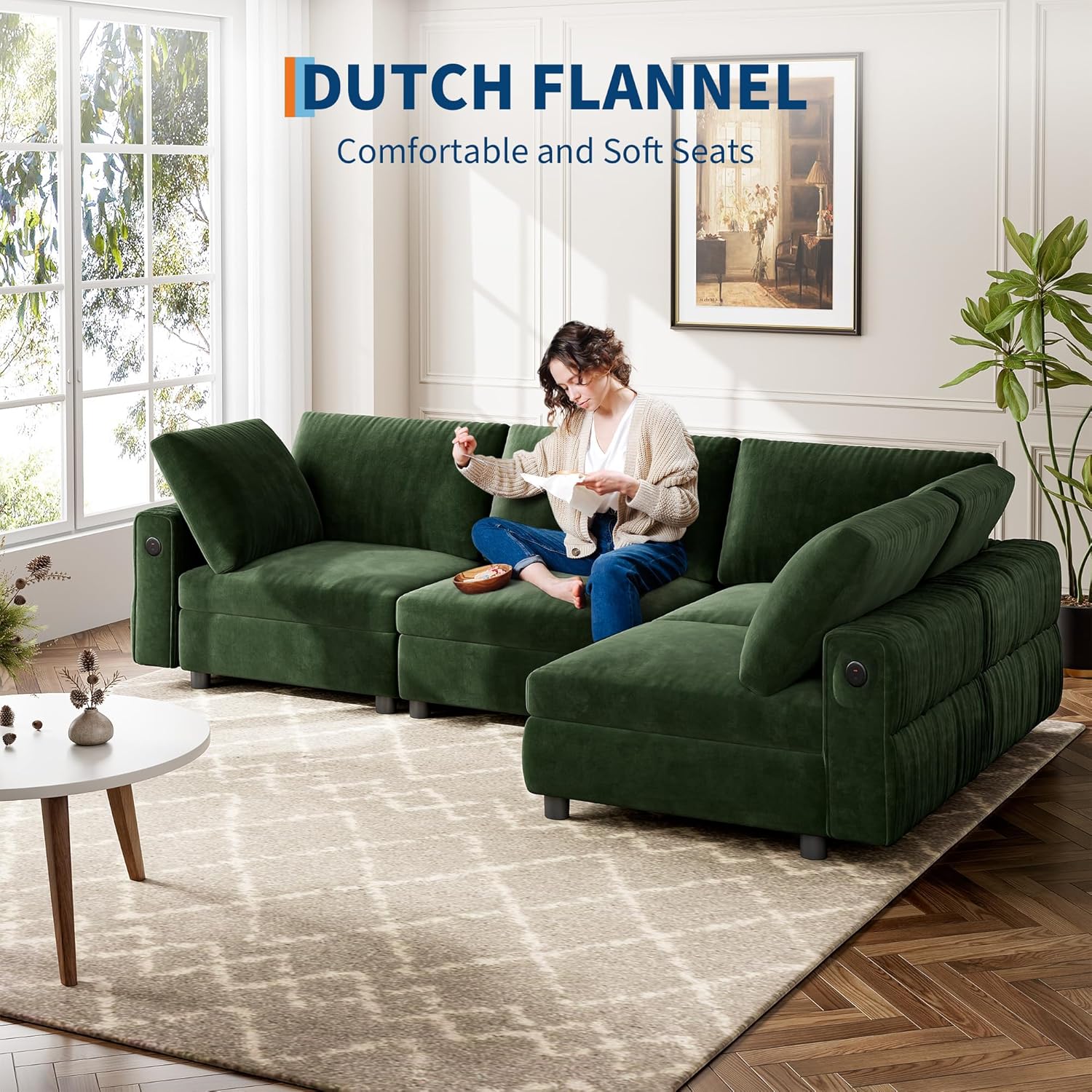 Qeetex LHF-SF-QTY9U8029 Sofas-Loveseats - View #4