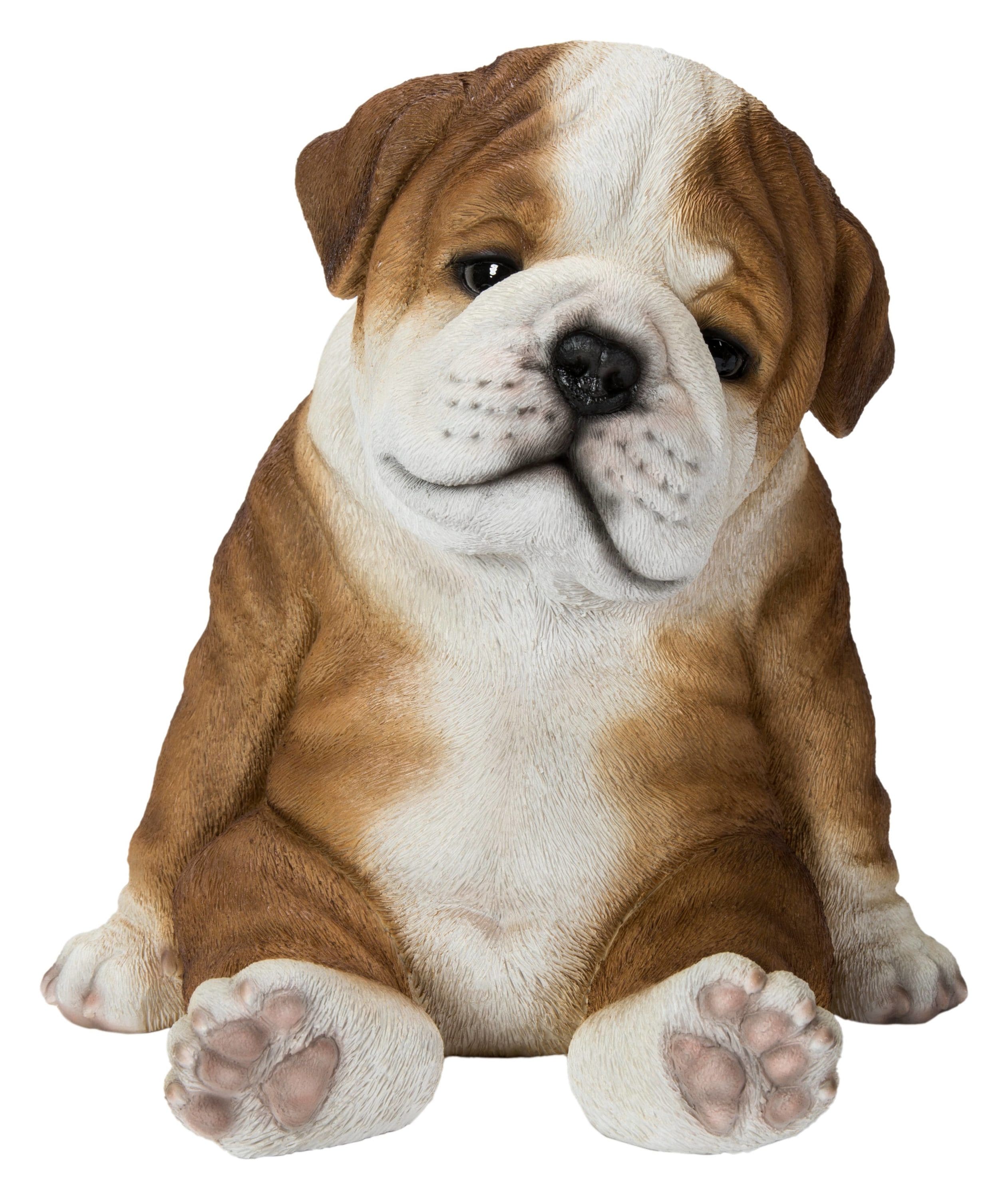 Hi-Line Gift 87710-F 7-Inches H x 6.5-Inches W Brown Dog Garden Statue