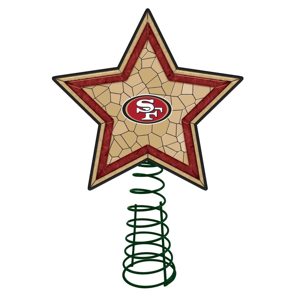 The Memory Company San Francisco 49ers 13-in Star Team White