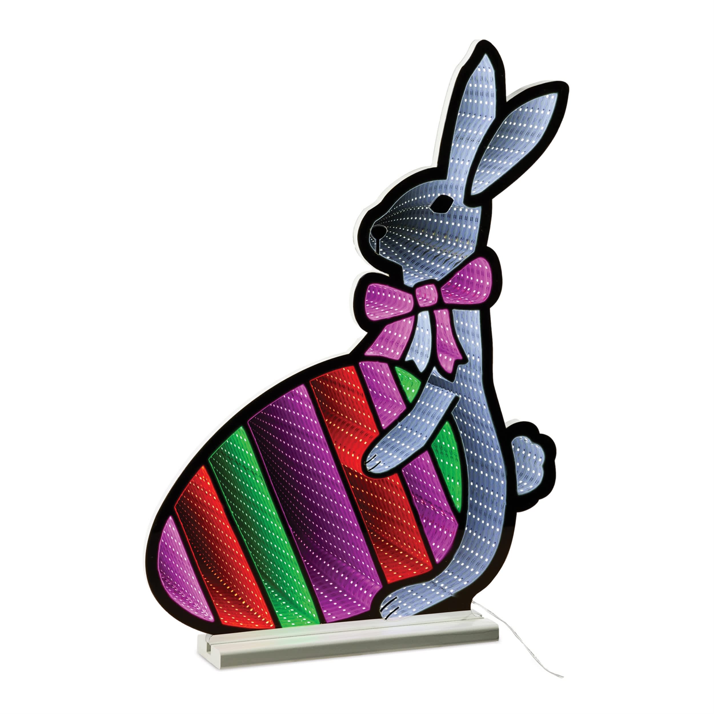 Melrose International Bunny w/Easter Egg Ekkolight