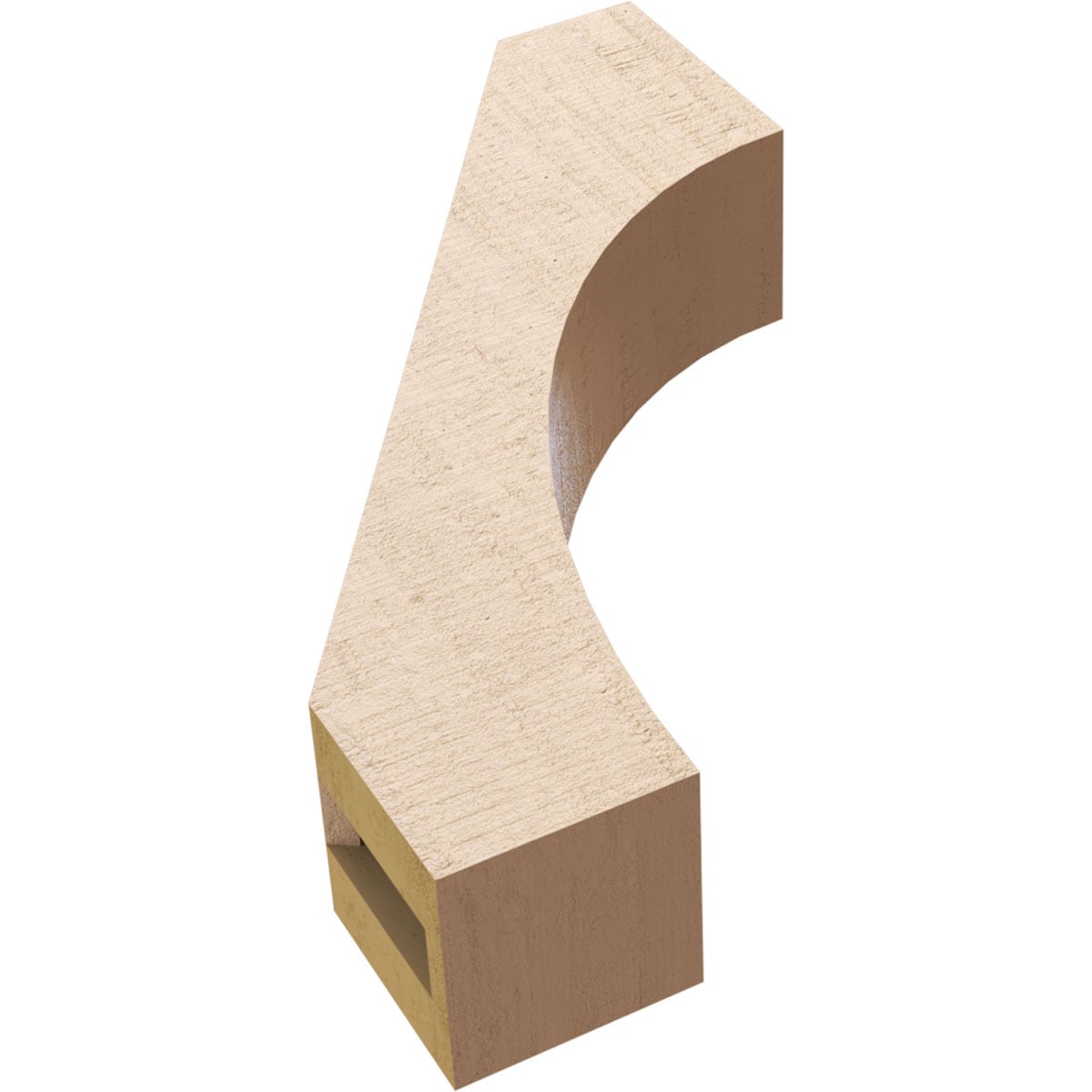Ekena Millwork BRCUR03X10X14WTLRCPR braces - View #7