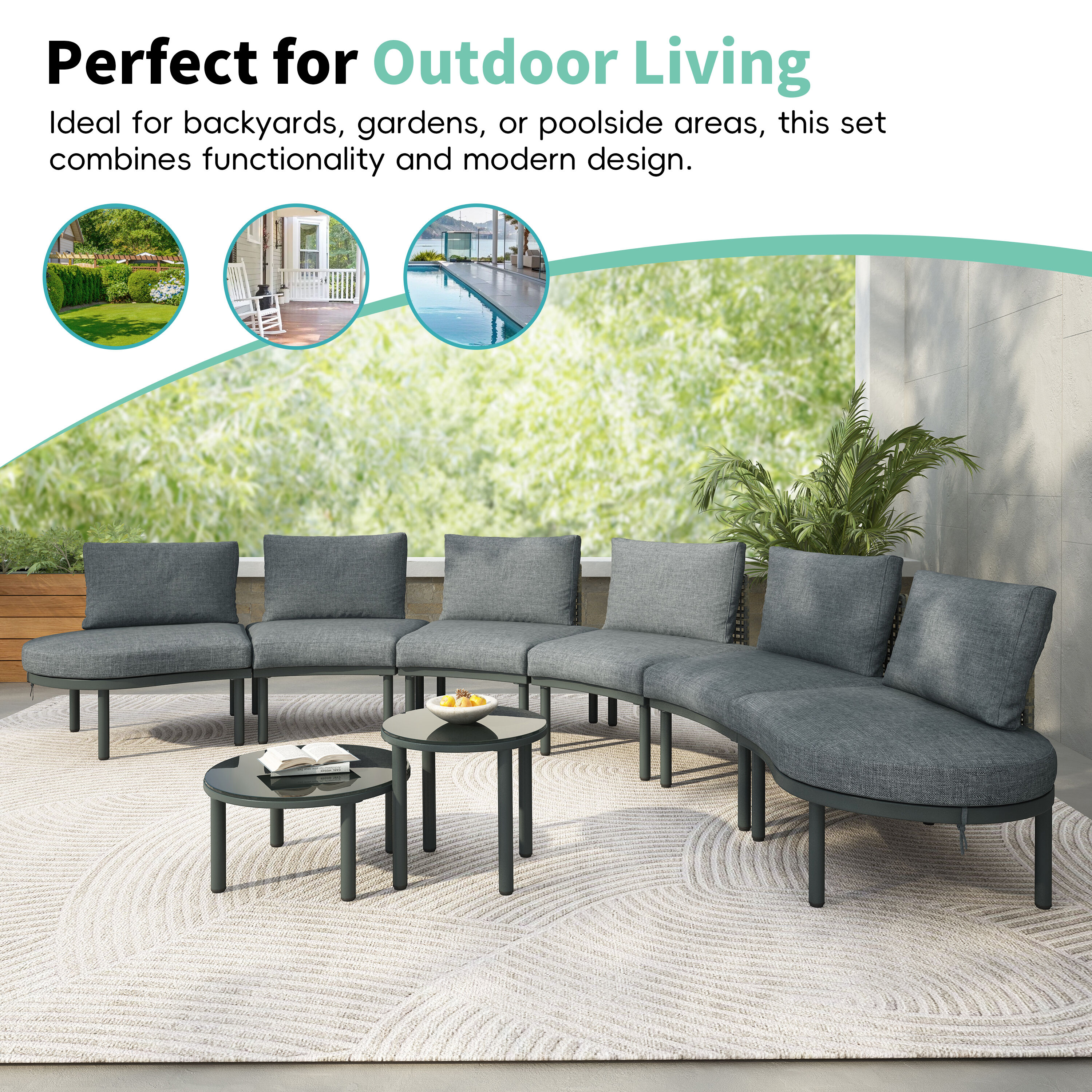 Mondawe MO-TX-29AAE Patio-Sofas-Daybeds - View #6