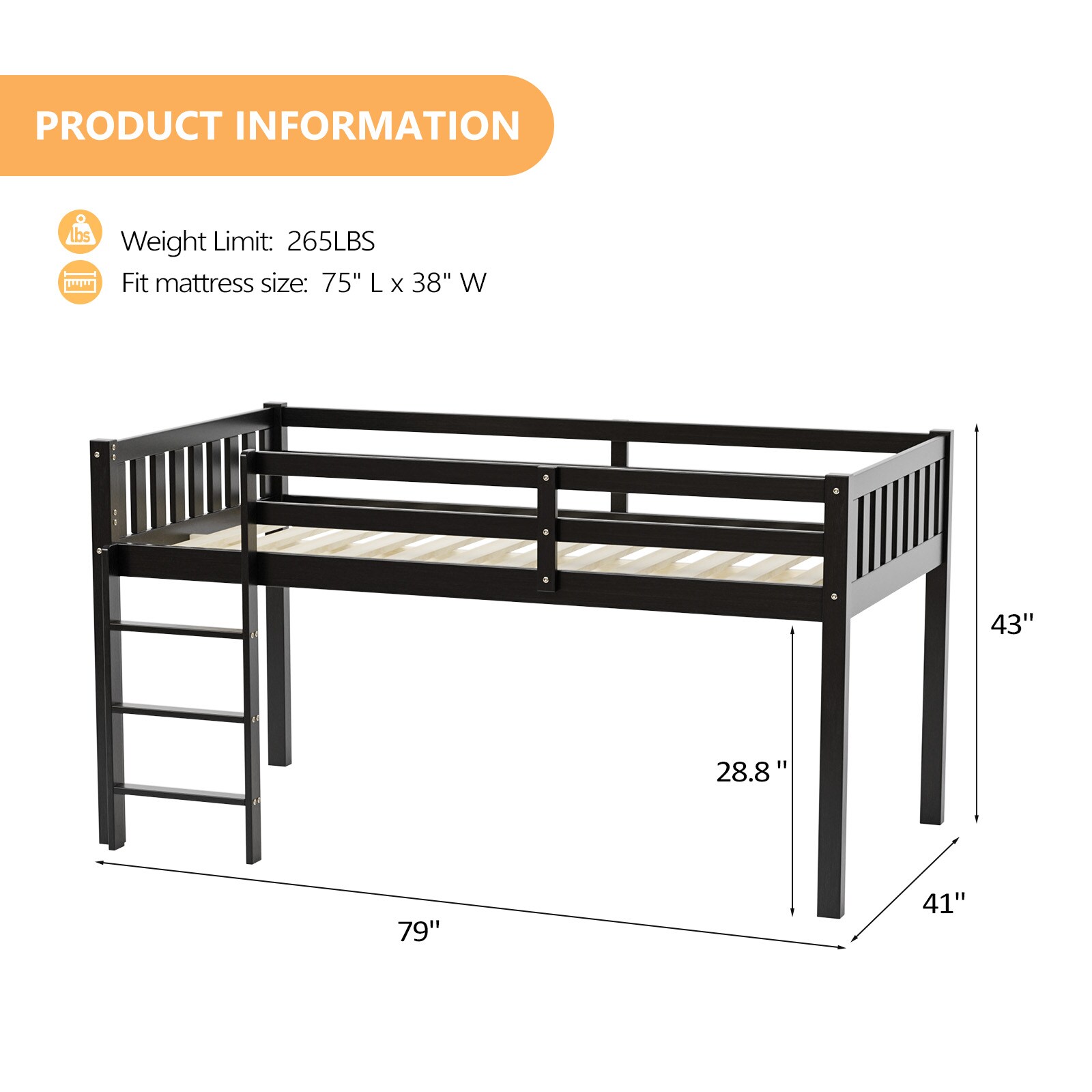 JOYMOR JM-LO-G52006430 Bunk-Beds - View #5