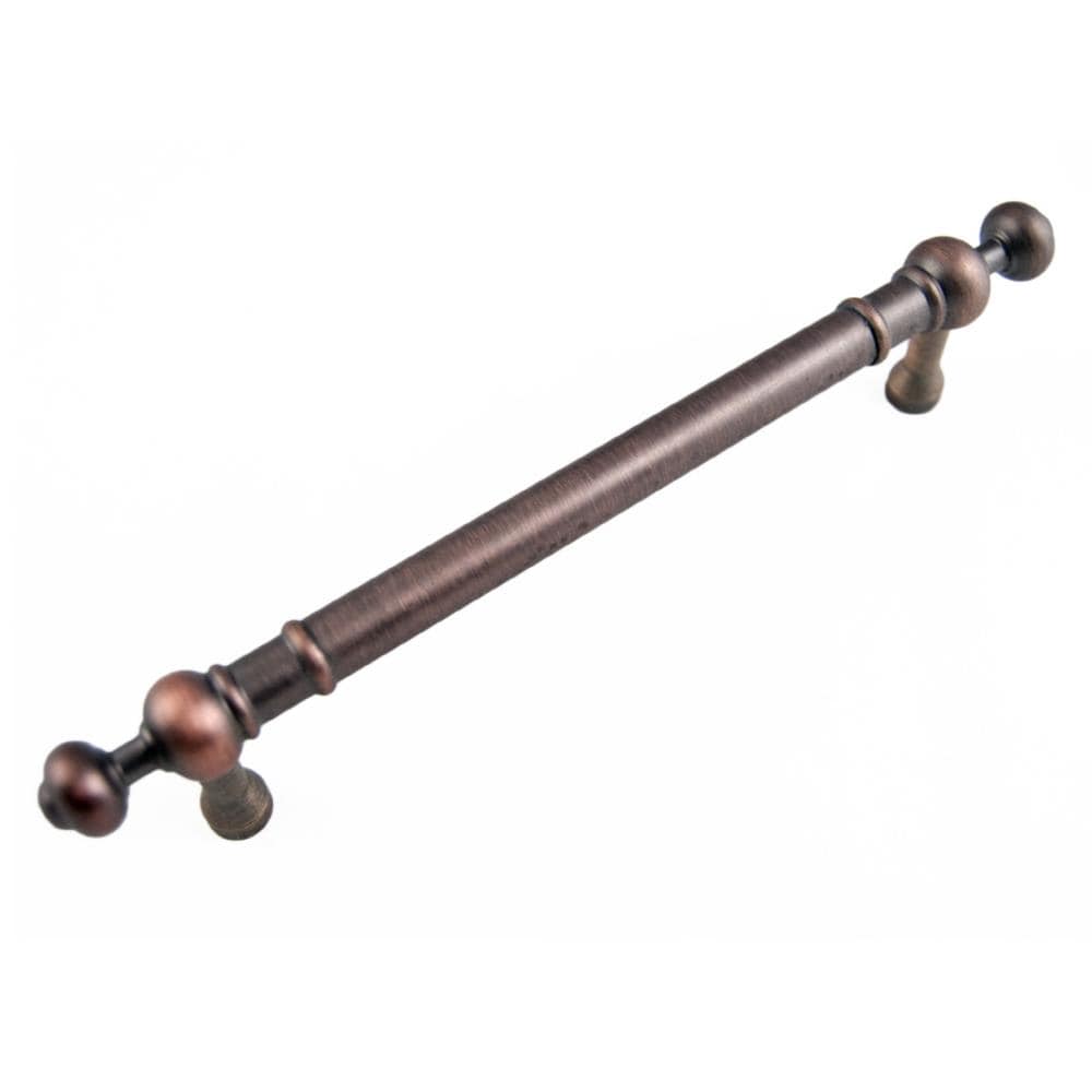 RK International CP 816-DC 5-in Center to Center Distressed Copper Cylindrical Bar Drawer Pulls