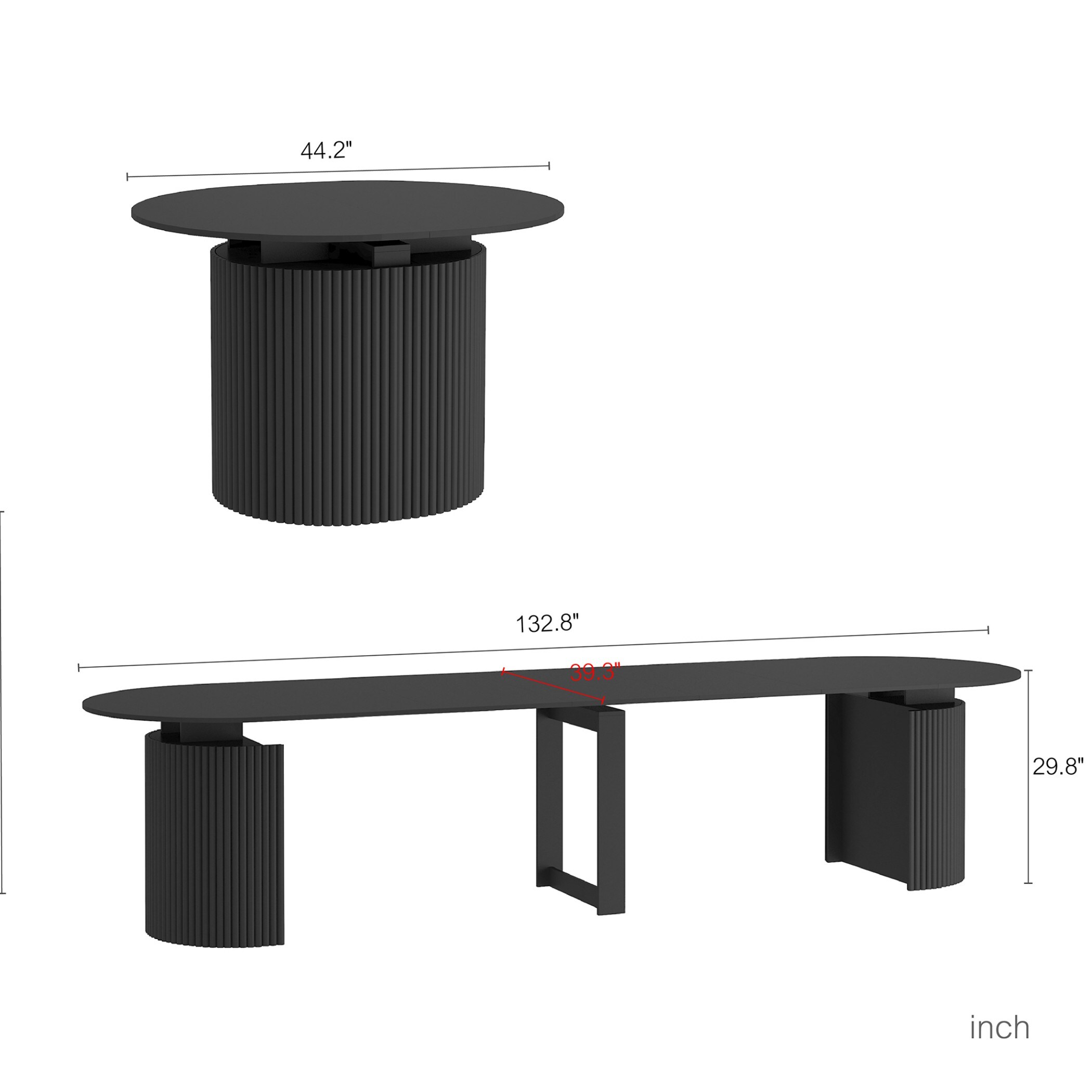 GZMR GZ-CH1280K Dining-Tables - View #6