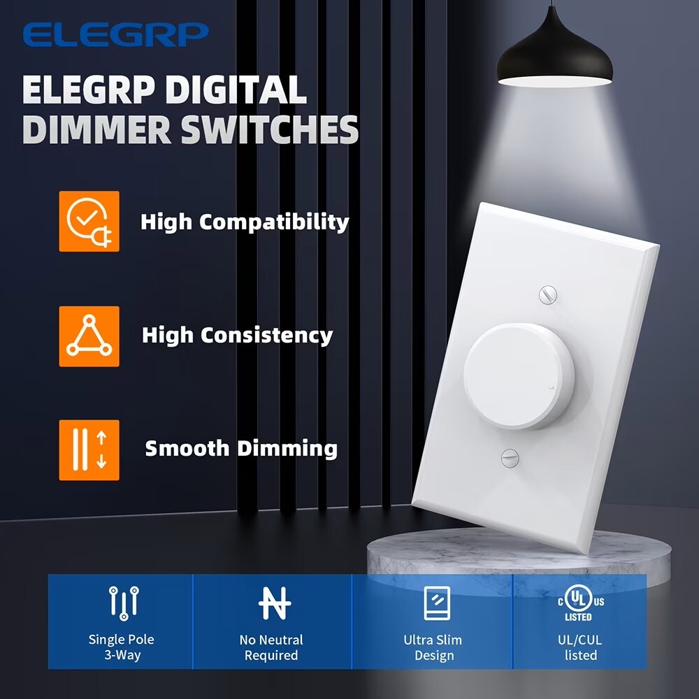 ELEGRP DM102SL-WH2 Light-Dimmers - View #4
