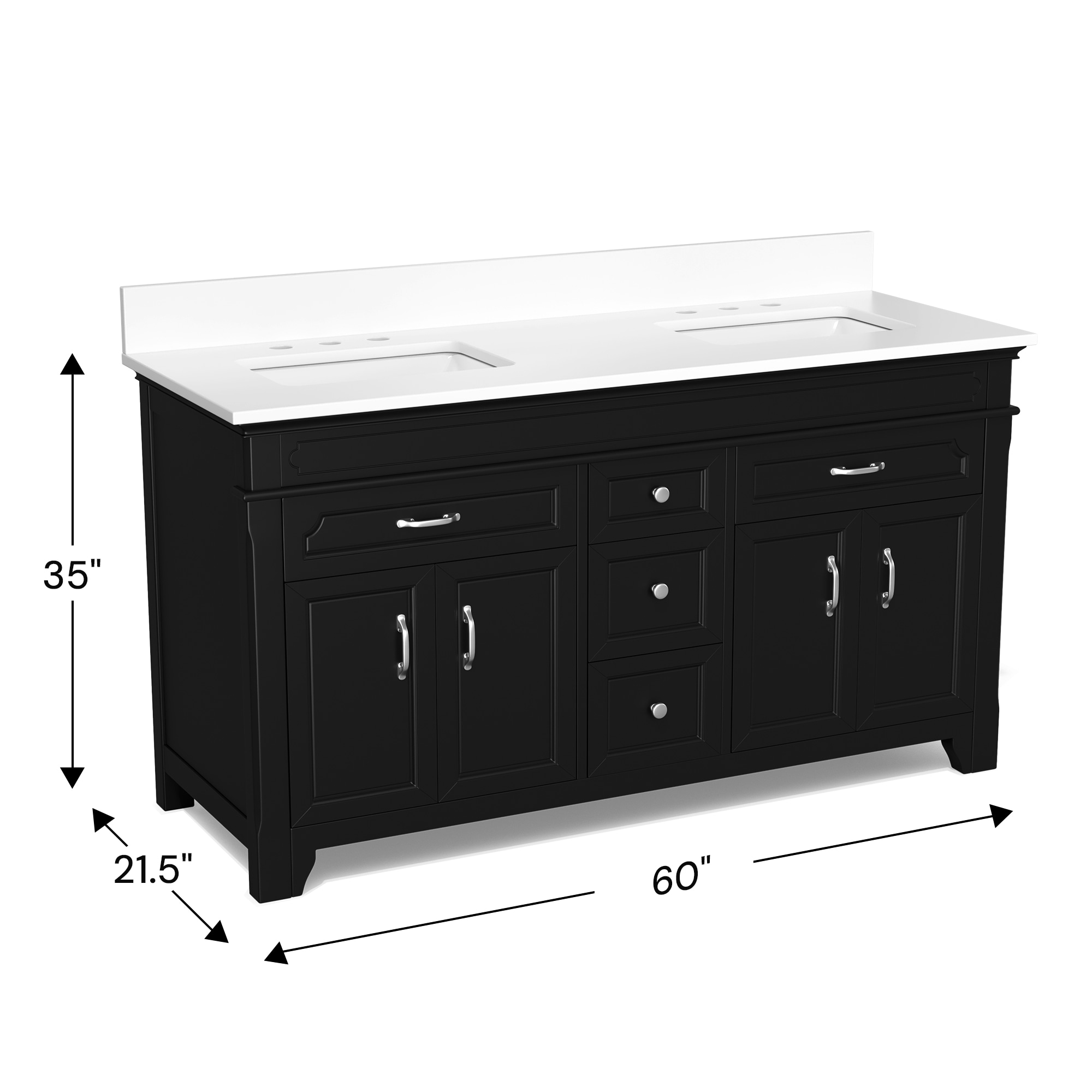 JEAREY 42YSG-WT Bath-Vanity-Combo - View #4