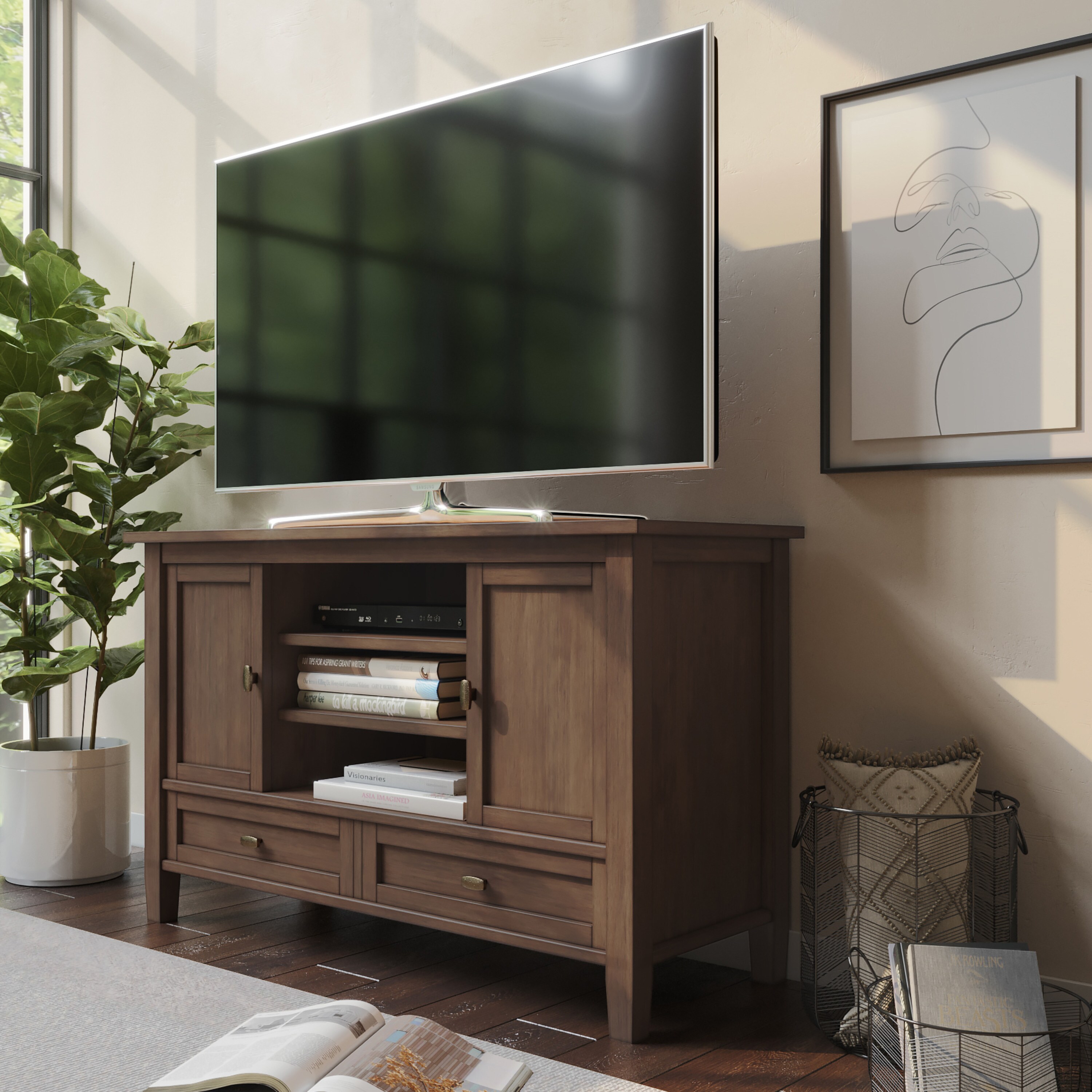 Simpli Home AXCWSH16-RNAB Tv-Stands - View #7
