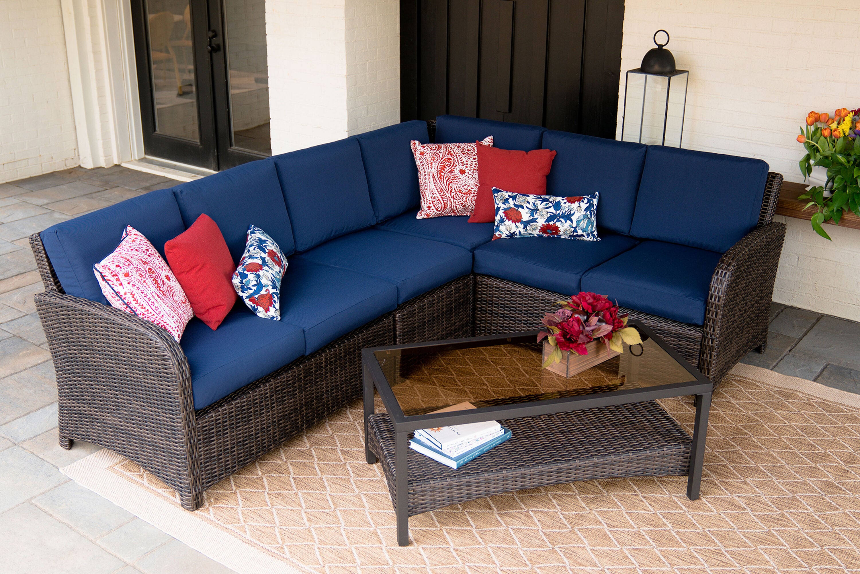 Leisure Made 779665-NVY Patio-Sofas-Daybeds - View #3