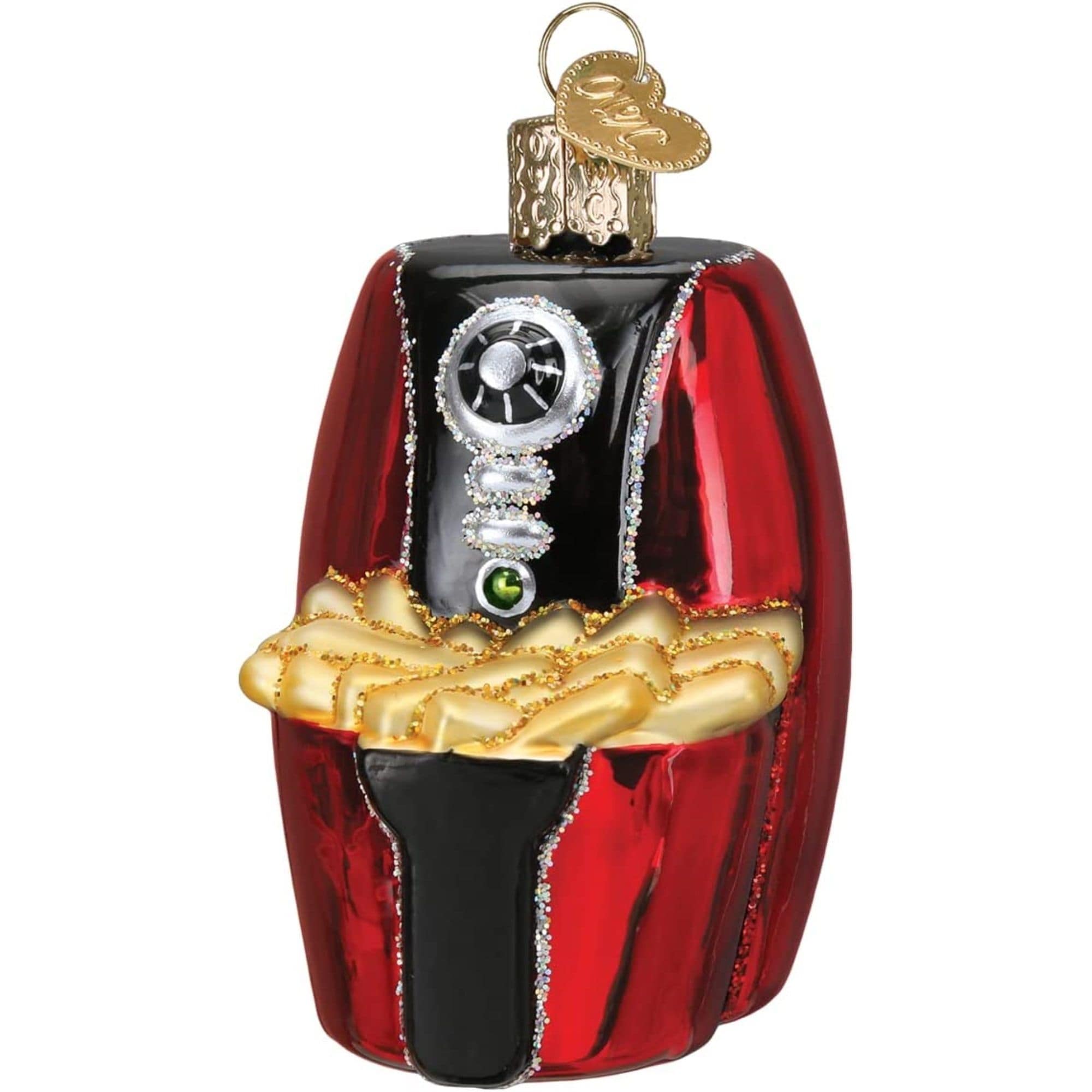 Old World Christmas 729343325747 Blown Glass Ornament for Christmas Tree - Air Fryer