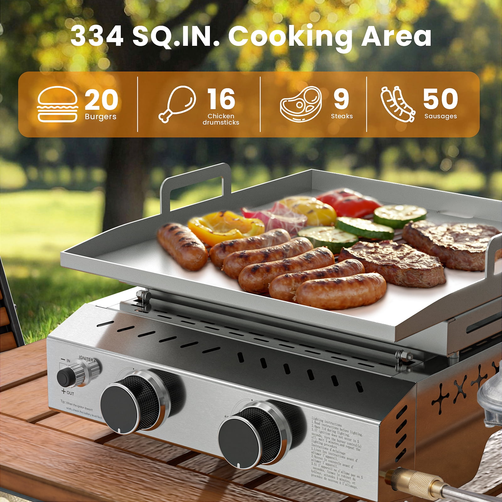 COWSAR LSG-TG0120C Tabletop-Grills - View #4