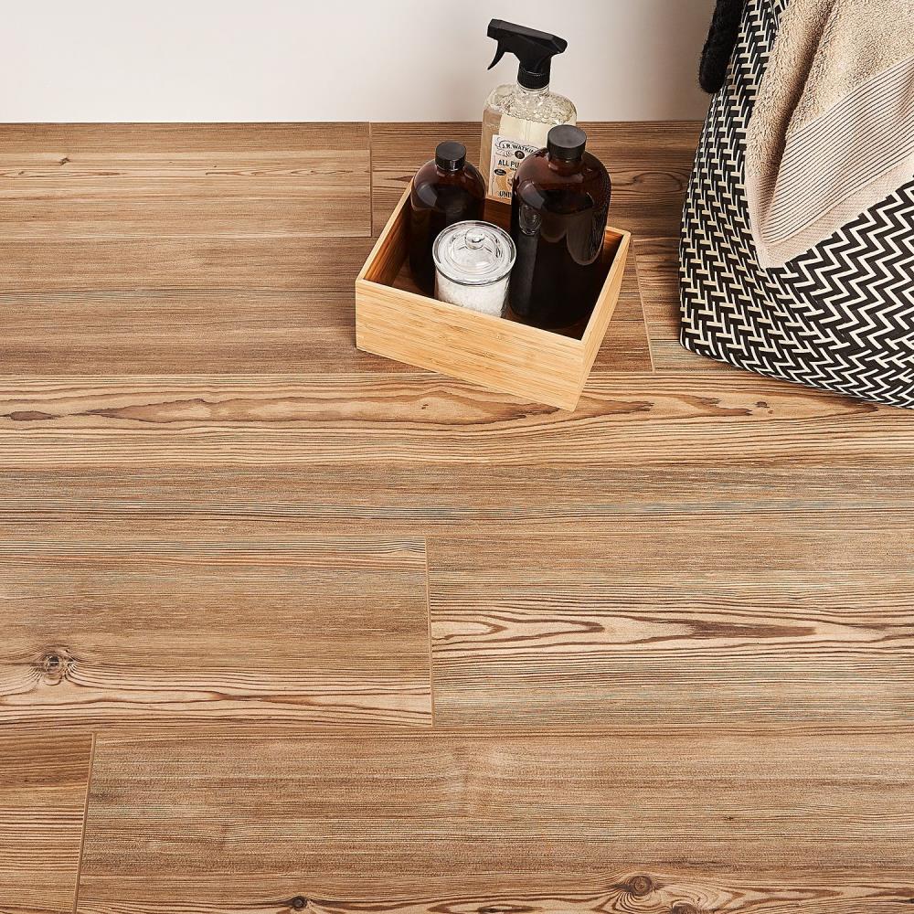 Teakwood 8" x 48" Matte Brown Porcelain Tile