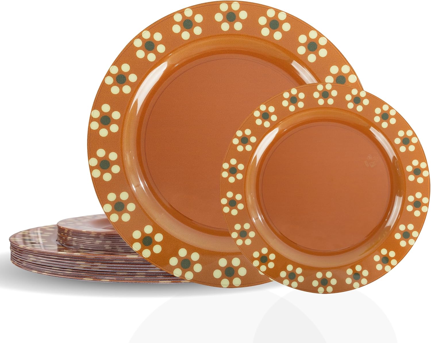 Wellife WELLFE 20 Pcs Plastic Mexican Plates Cielito Lindo Baby Shower Plates Cielito Lindo Party Decoration 10.25 Inch Dinner 7.5 Inch Dessert Plastic Plates Blue