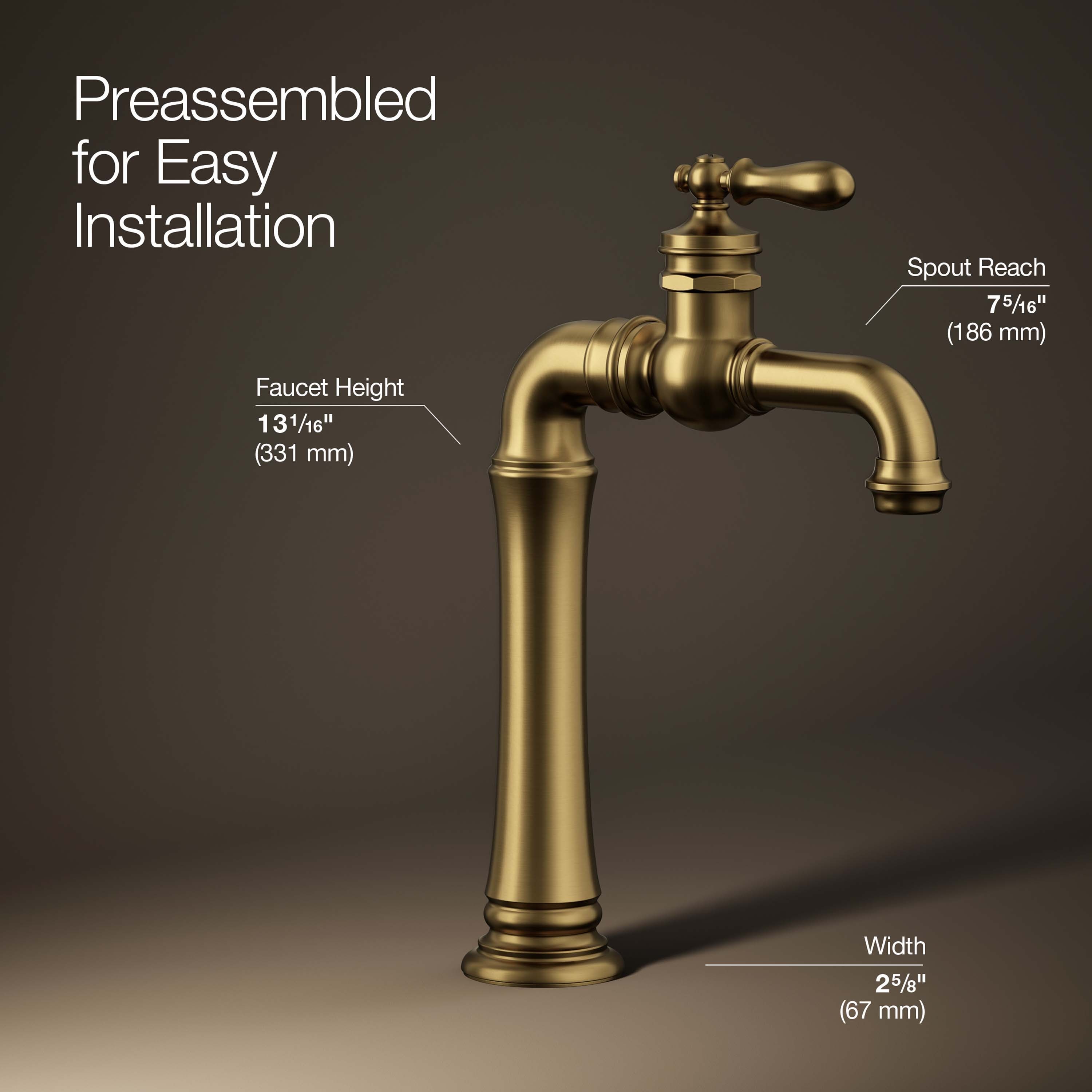 KOHLER K-72763-9M-2MB Lavatory-Faucets - View #4