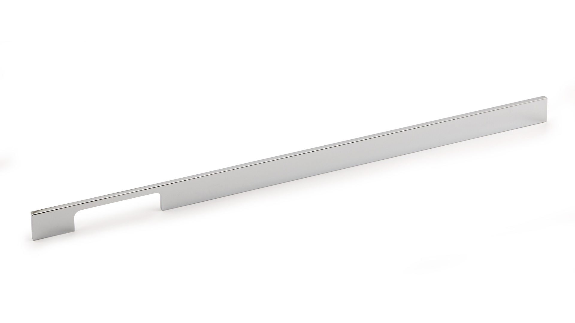 Richelieu BP720480140 Aversa 18-7/8-in , 480mm Center to Center Chrome Rectangular Handle