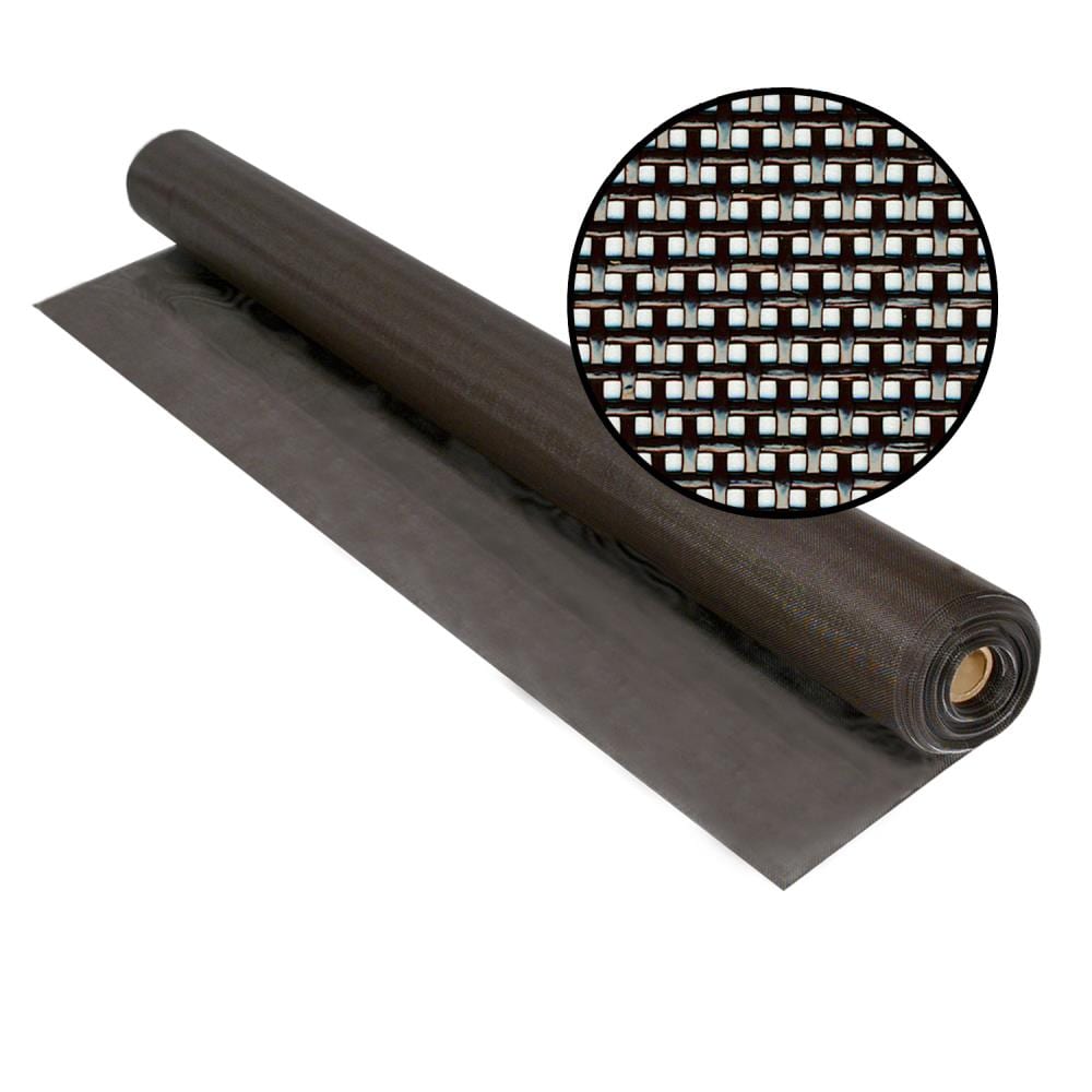Phifer 3004068 SunTex174 80 8-ft x 100-ft Brown Polyester Screen mesh