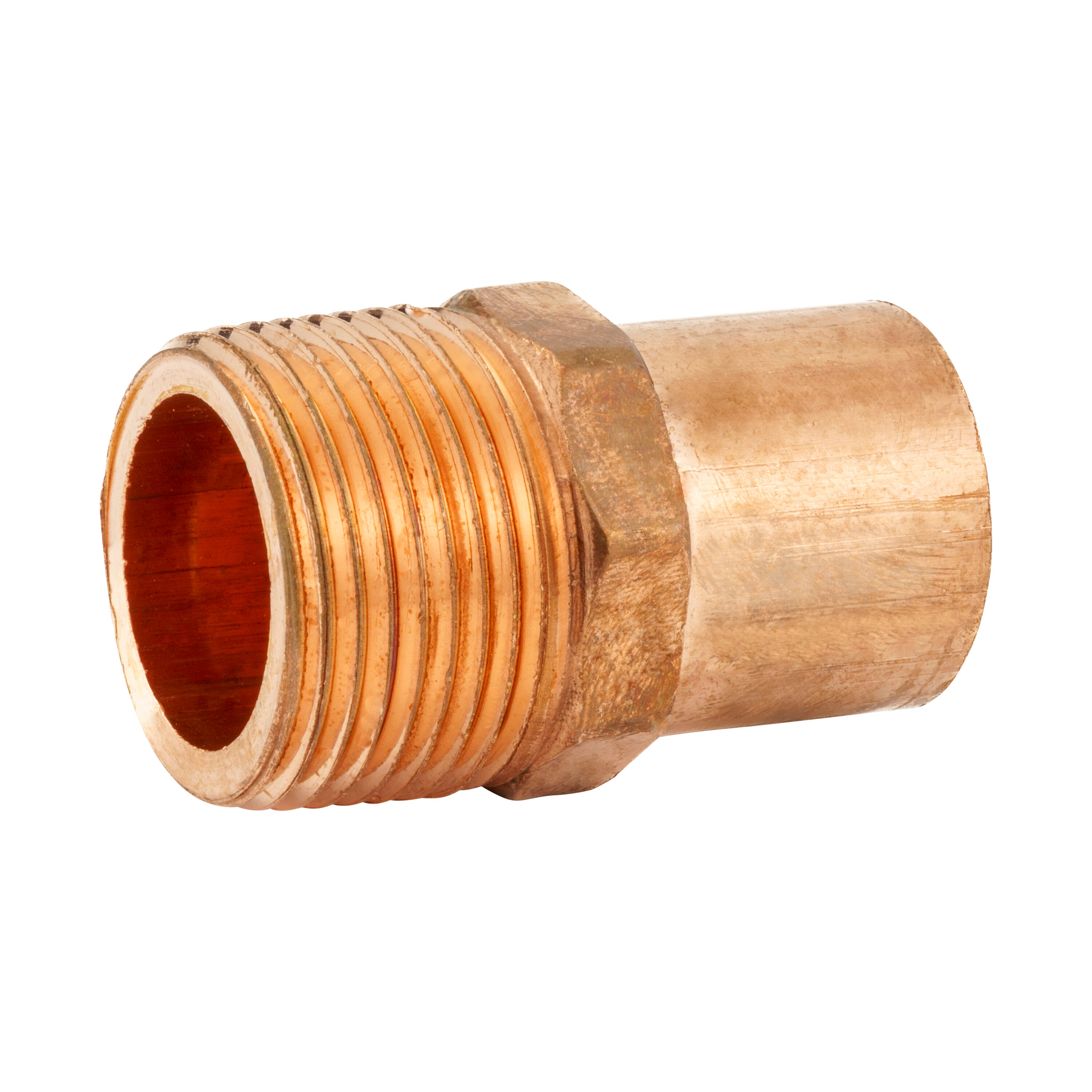 Streamline W 01463L 1-in FTG x 1-in MIP Copper Male Fitting Adapter