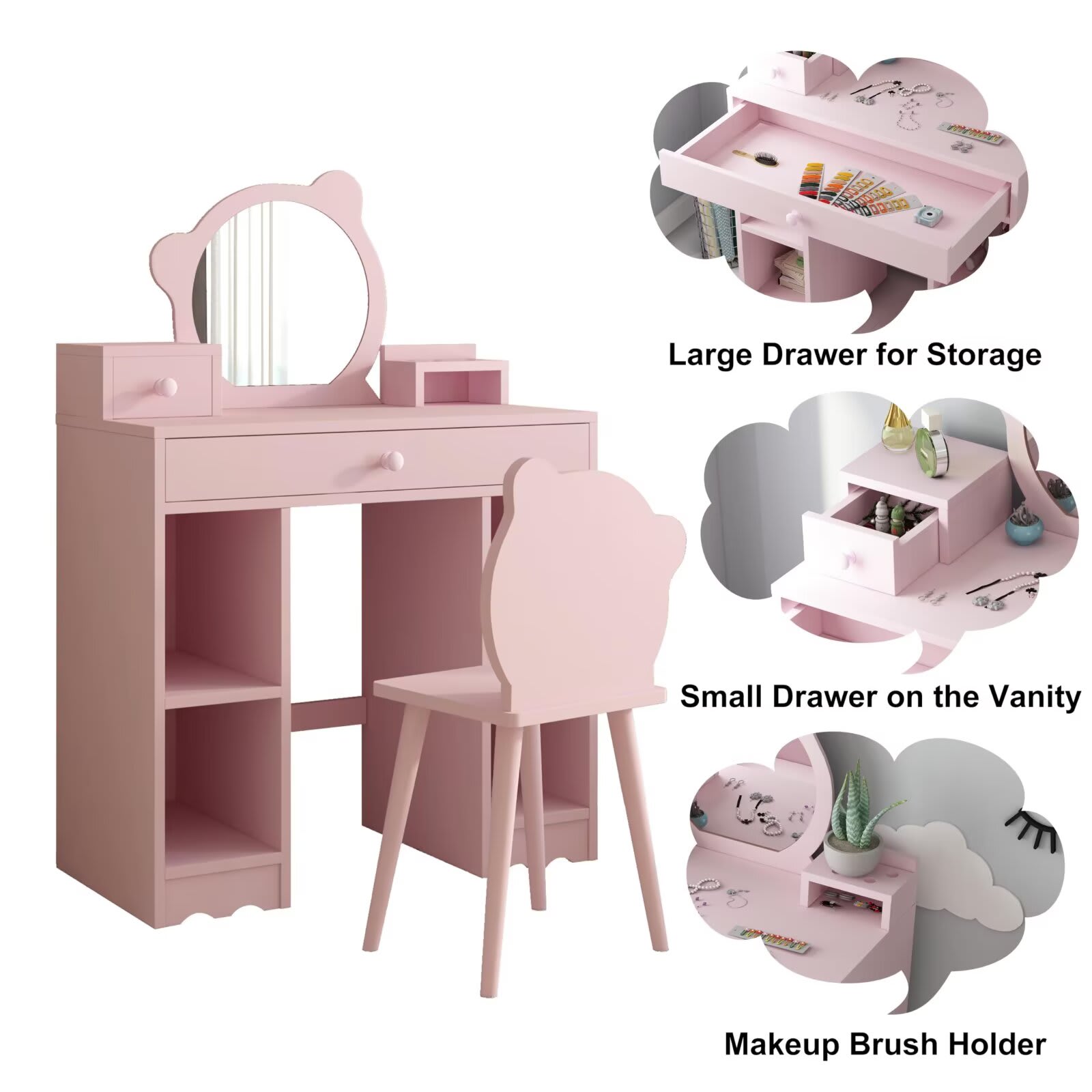 Qeetex JXNAG-PHO-11WCKQUM Bedroom-Vanities - View #2