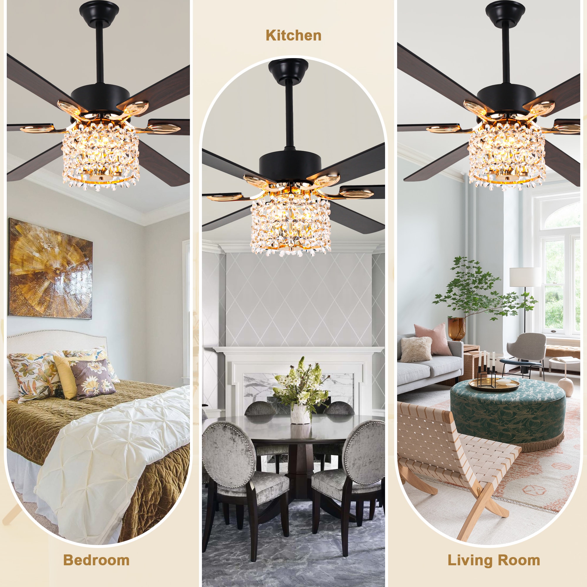 Bella Depot DCFSD6501-B Ceiling-Fans - View #3