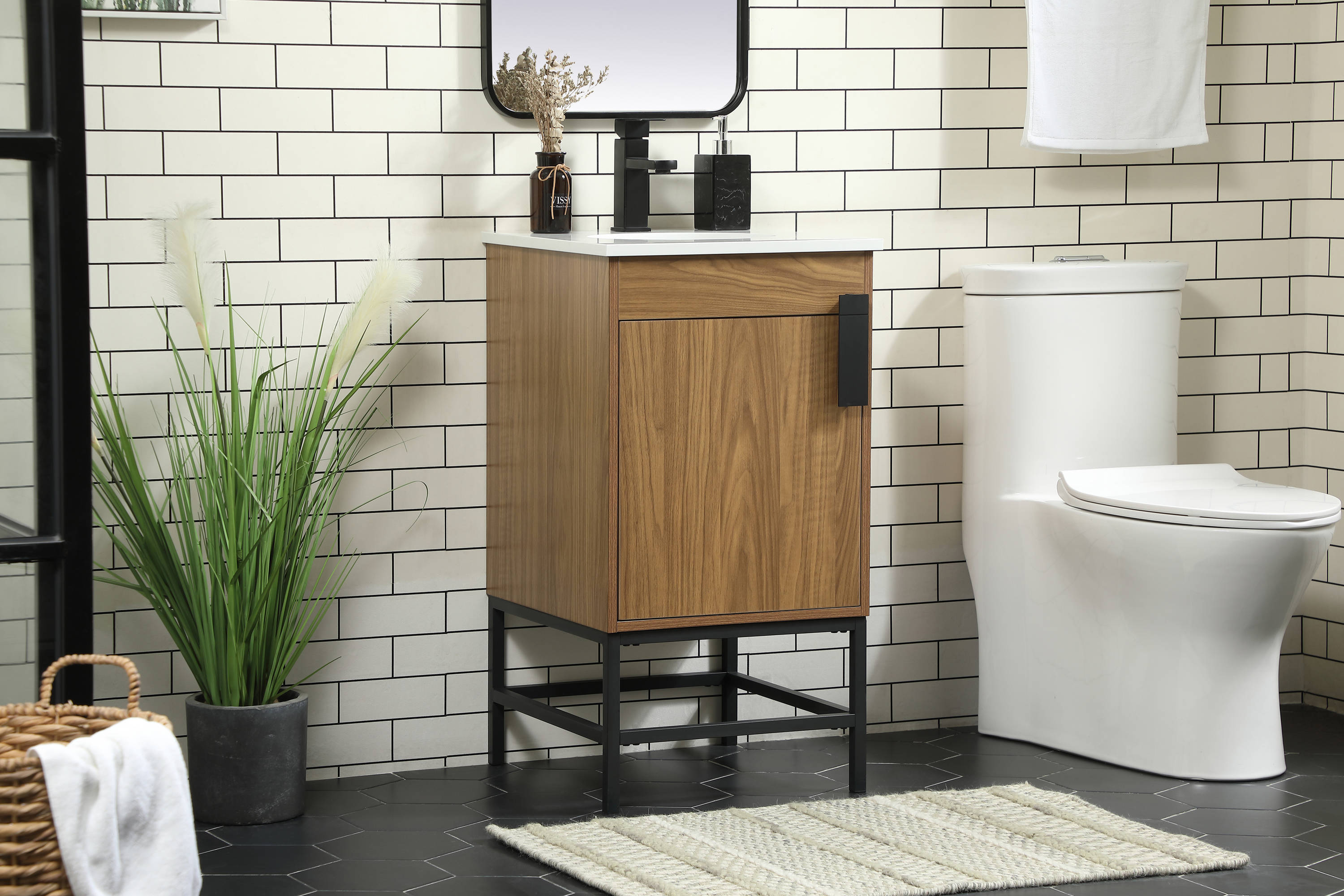 Elegant Decor HF146454WB Bath-Vanity-Combo - View #3
