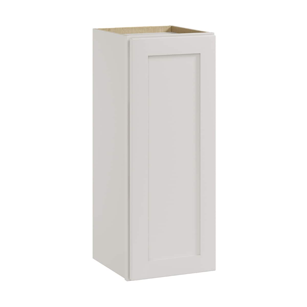 Whalen CLICK-IT LWSCLICK-26G Windsor Lane 15-in W x 30-in H x 12-in D Light Gray Birch Wall Ready to assemble Plywood Cabinet (Raised Panel Shaker)