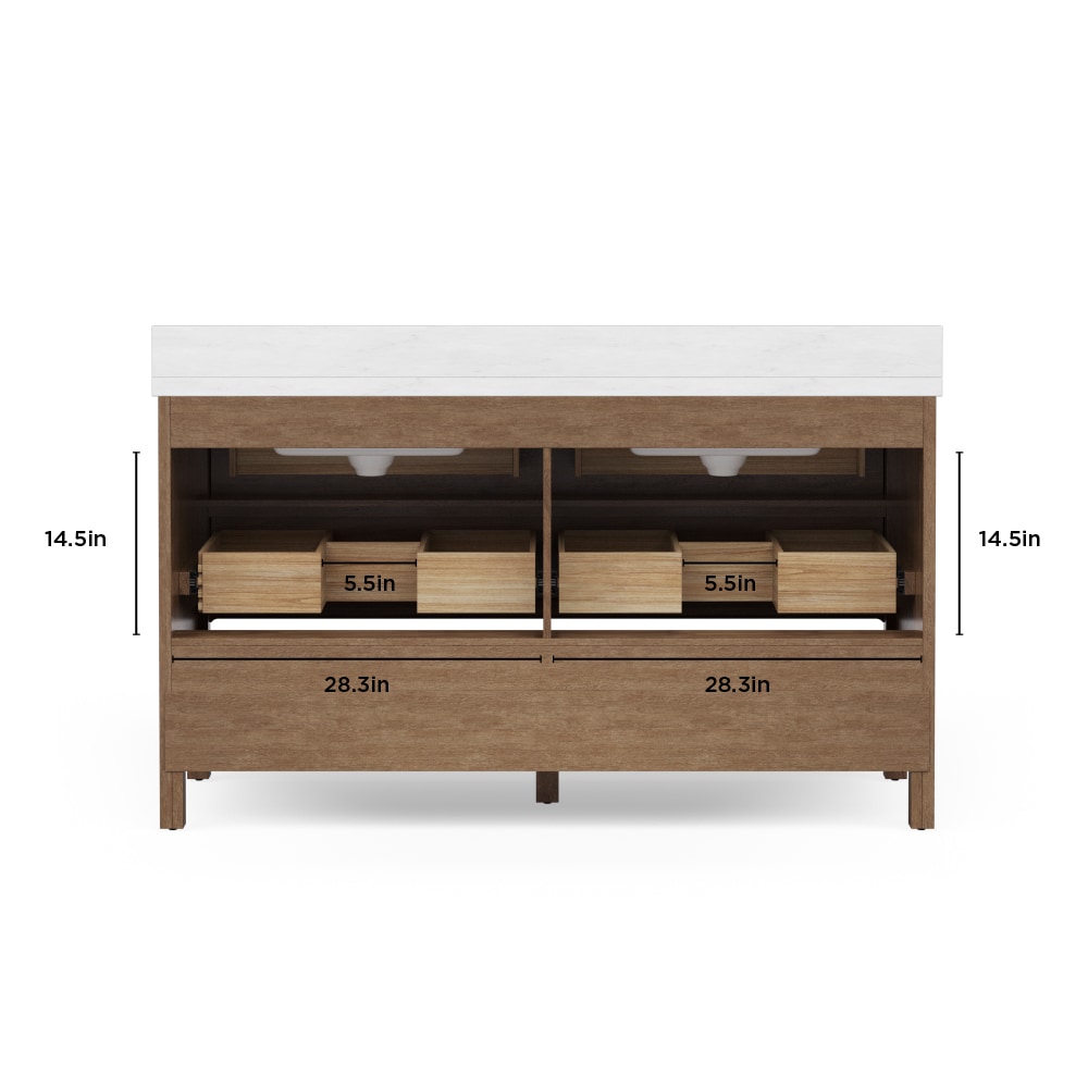 allen + roth LWSLH60V Bath-Vanity-Combo - View #13