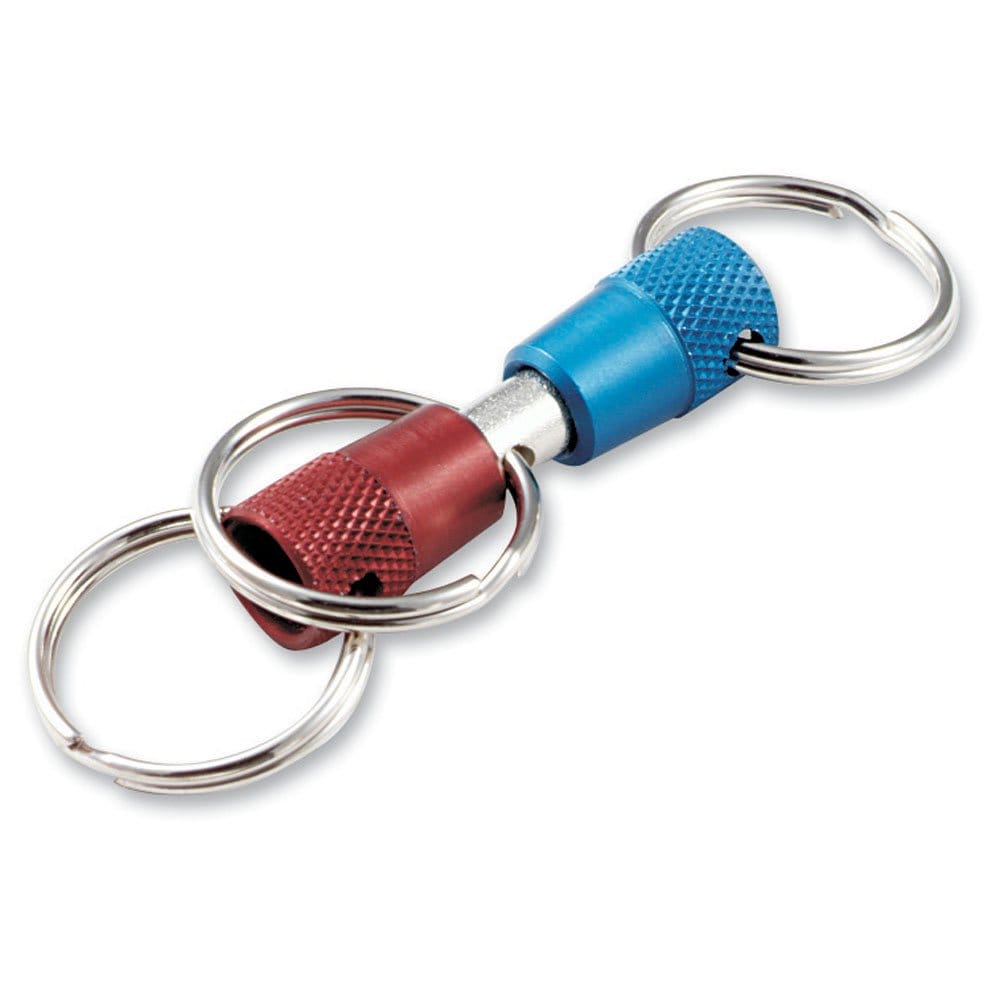 Lucky Line  3-Way Pull Apart Keychain Red/Blue/Silver 1 Pack (71701)