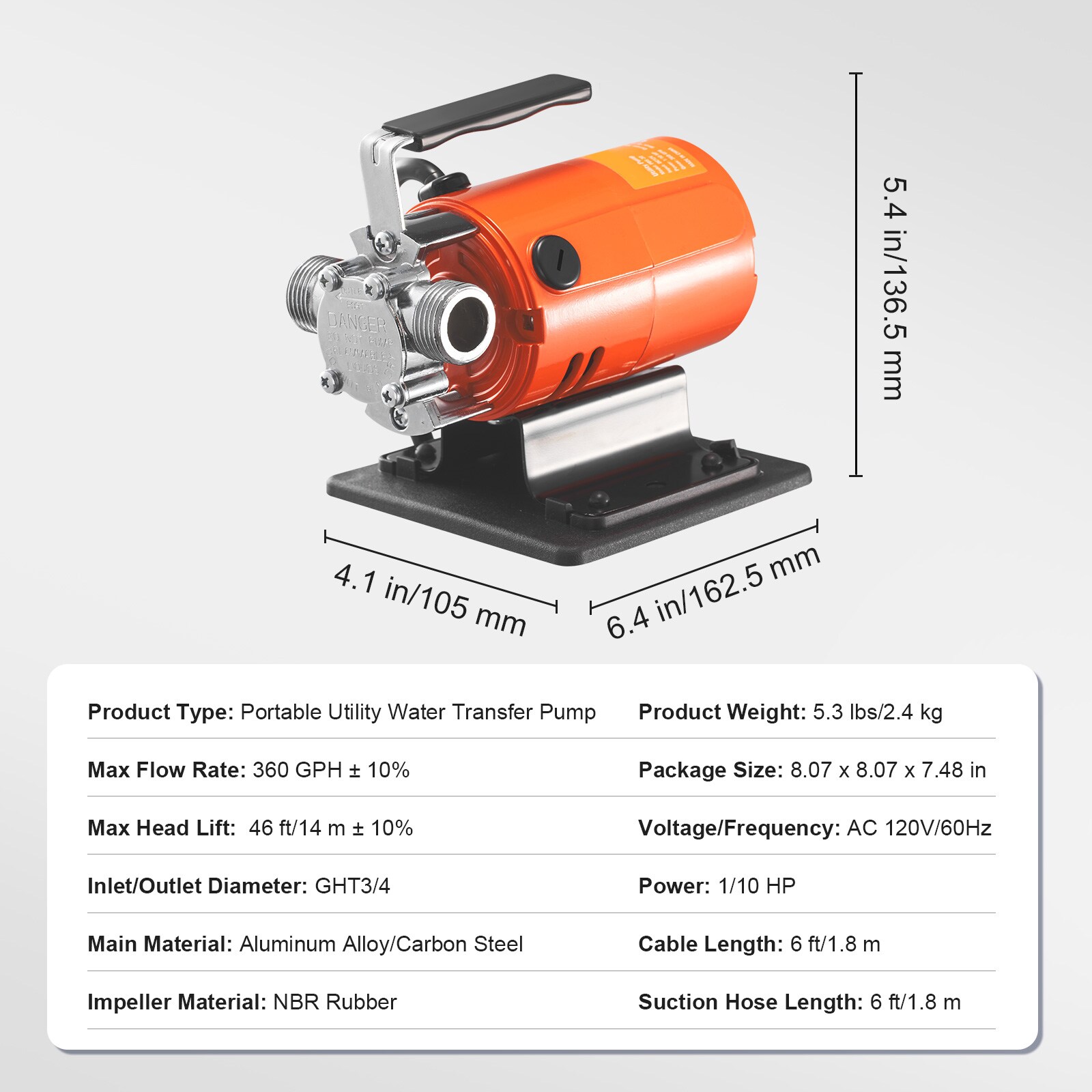 VEVOR SCJLSCB110HP00525V1 pumps - View #7